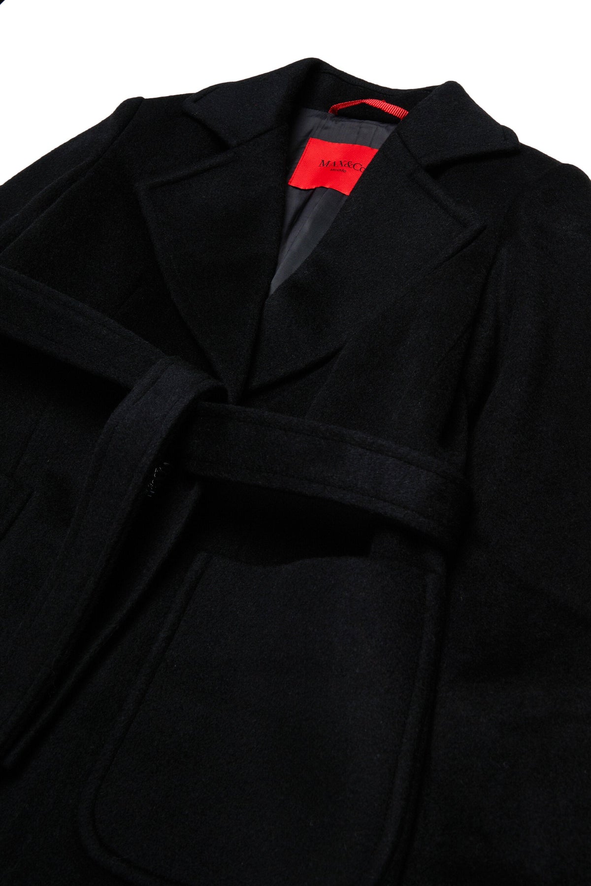 MAX&Co. Cappotto Runaway nero in lana