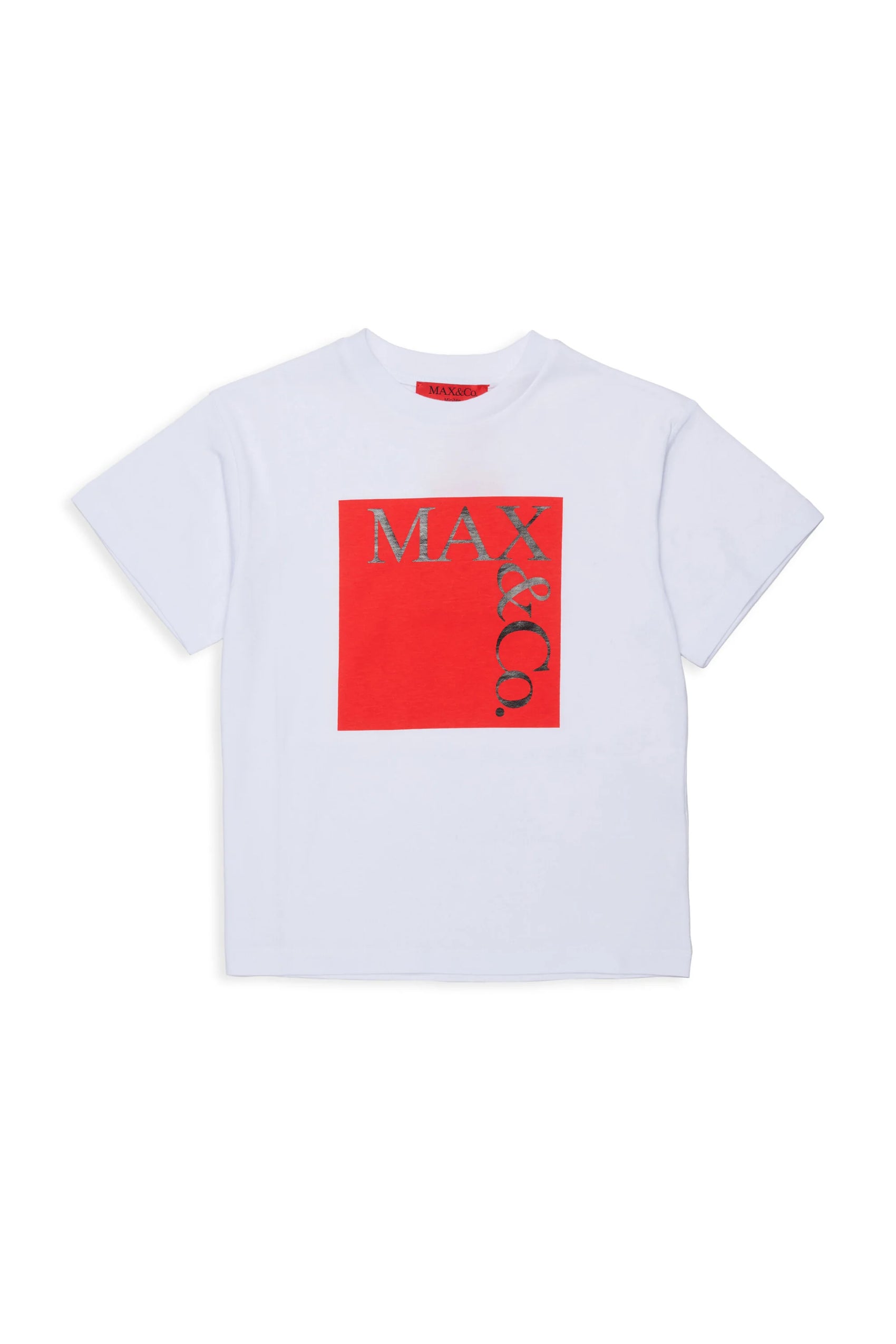 MAX&Co. T-shirt Icona con logo bianca