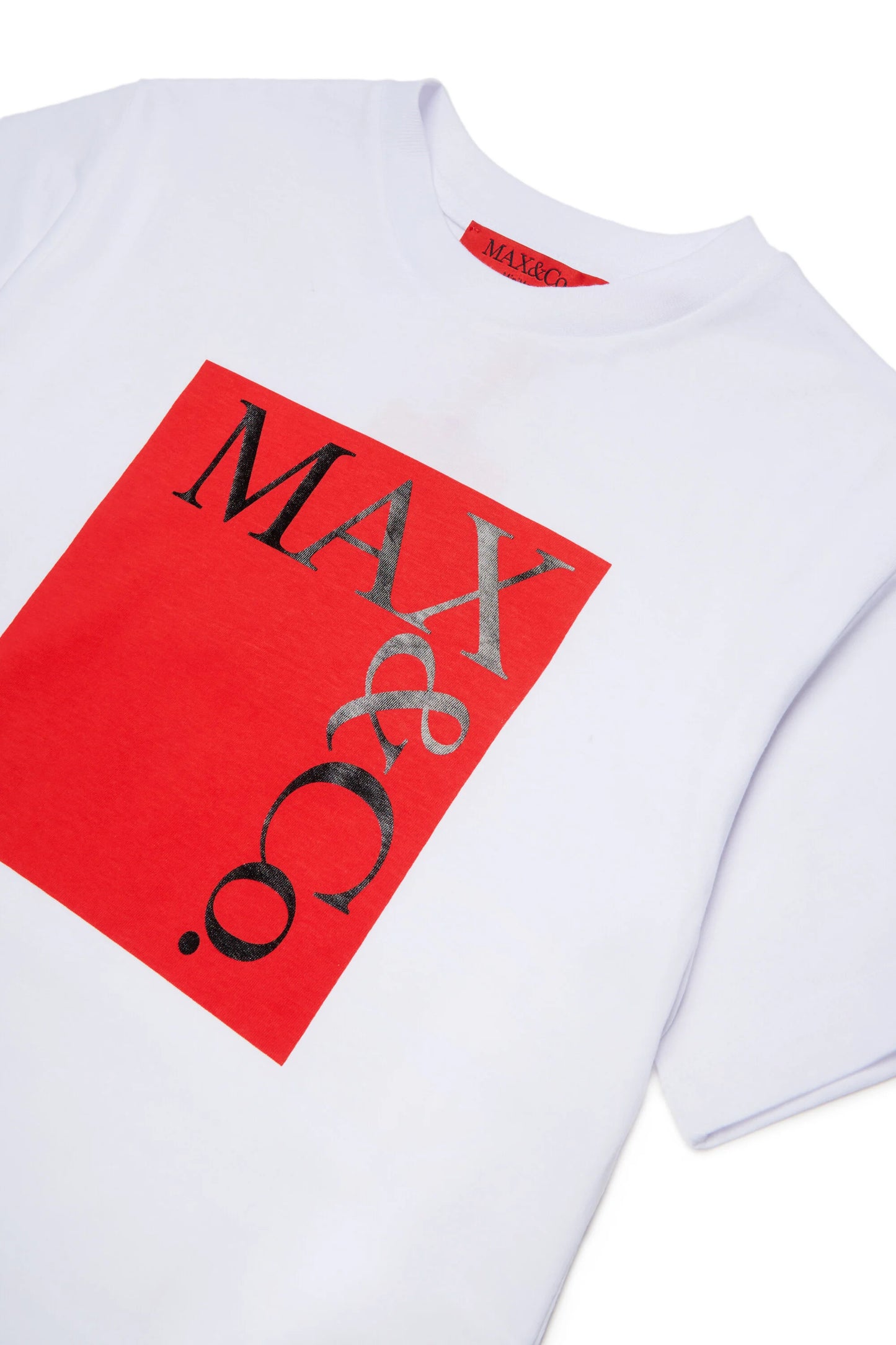 MAX&Co. T-shirt Icona con logo bianca