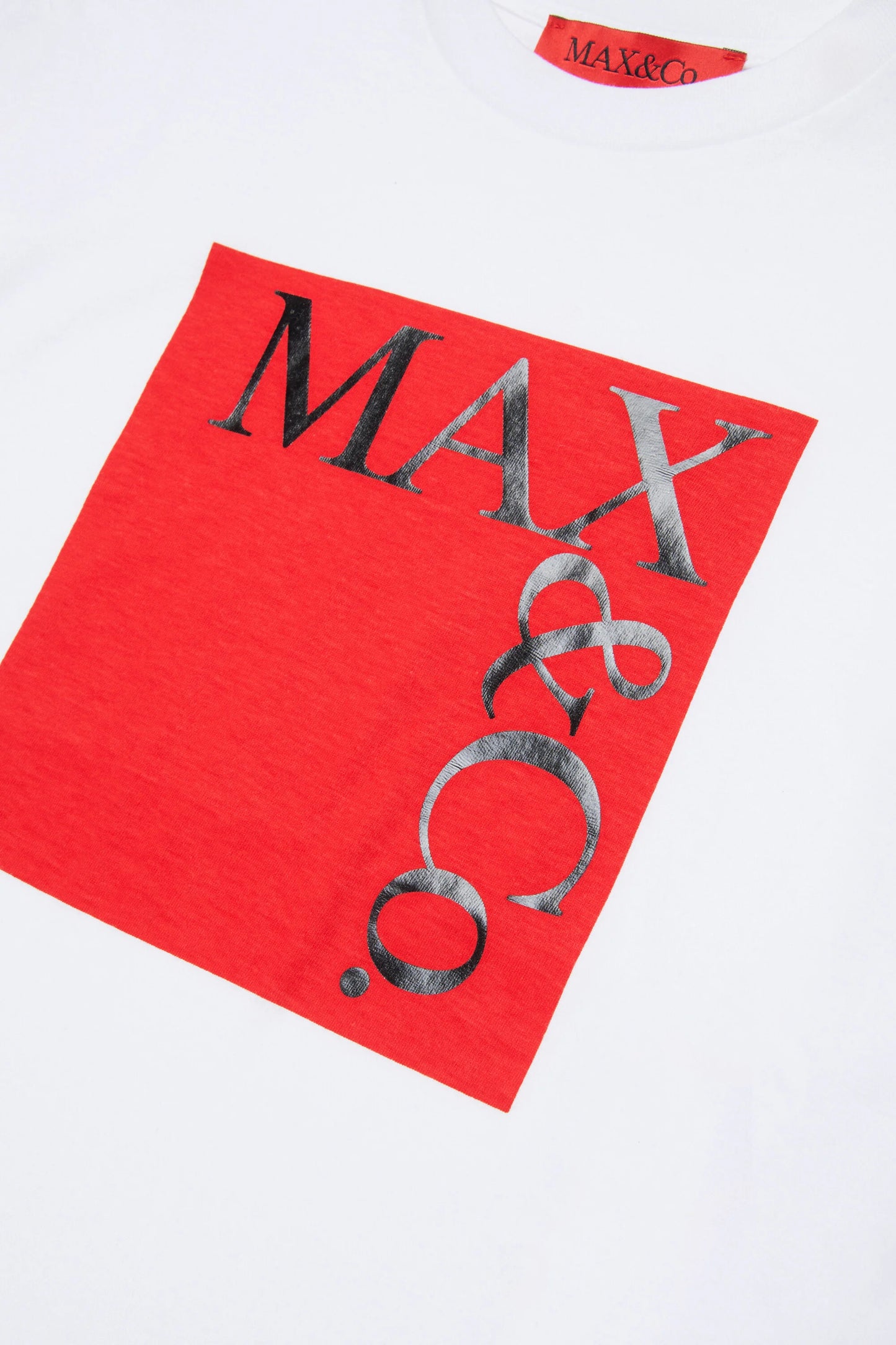 MAX&Co. T-shirt Icona con logo bianca