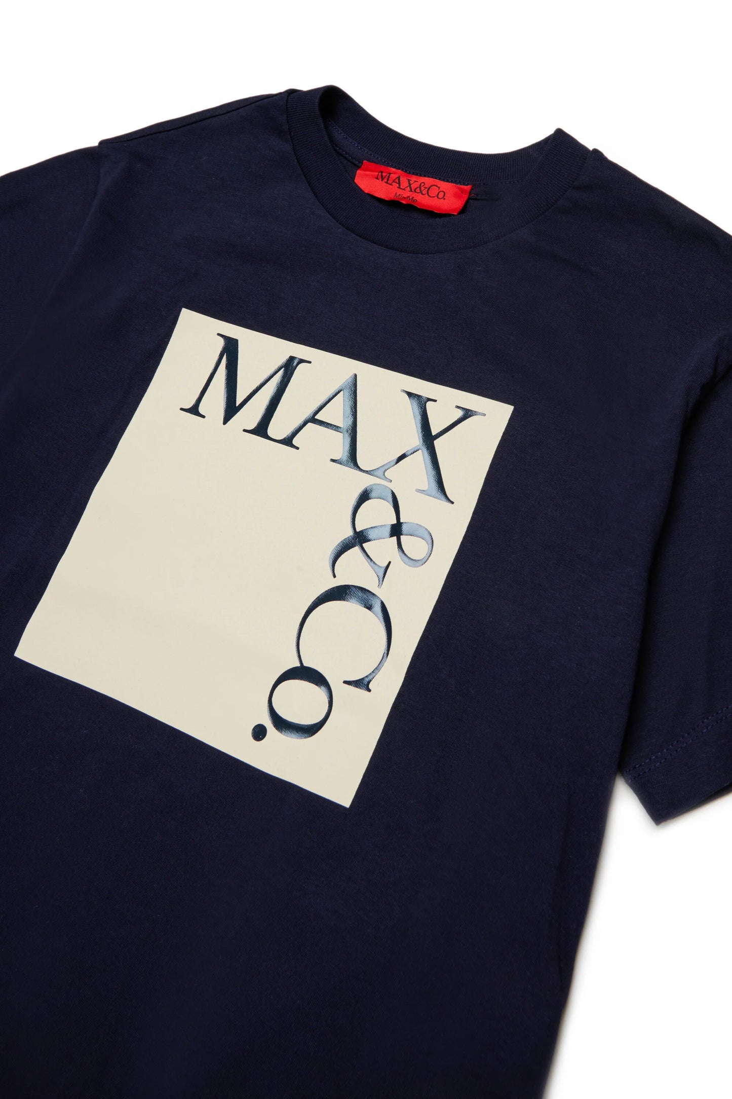 MAX&Co. T-shirt Icona con logo blu