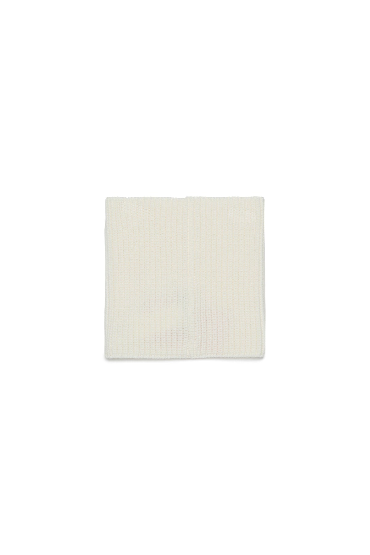 MAX&Co. Scaldacollo latte in misto lana con patch logo