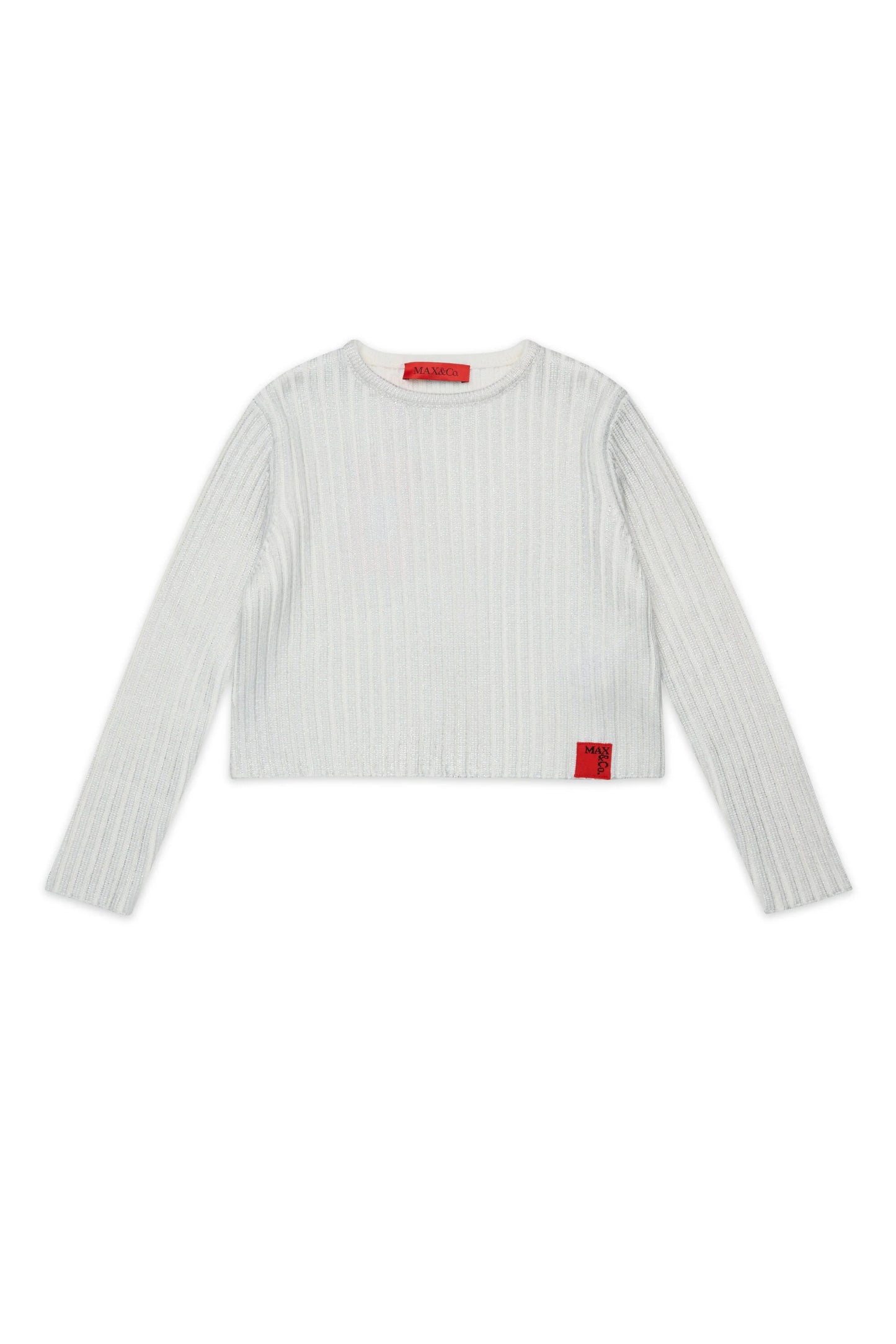 MAX&Co. Pullover in misto lana a coste mylar