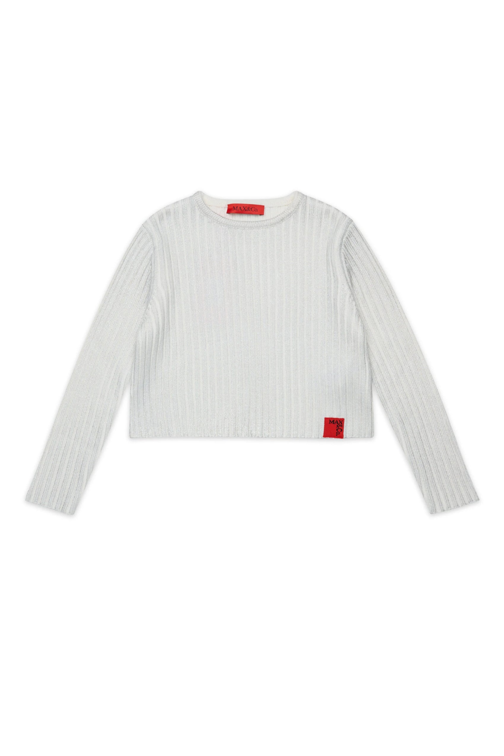 MAX&Co. Pullover in misto lana a coste mylar