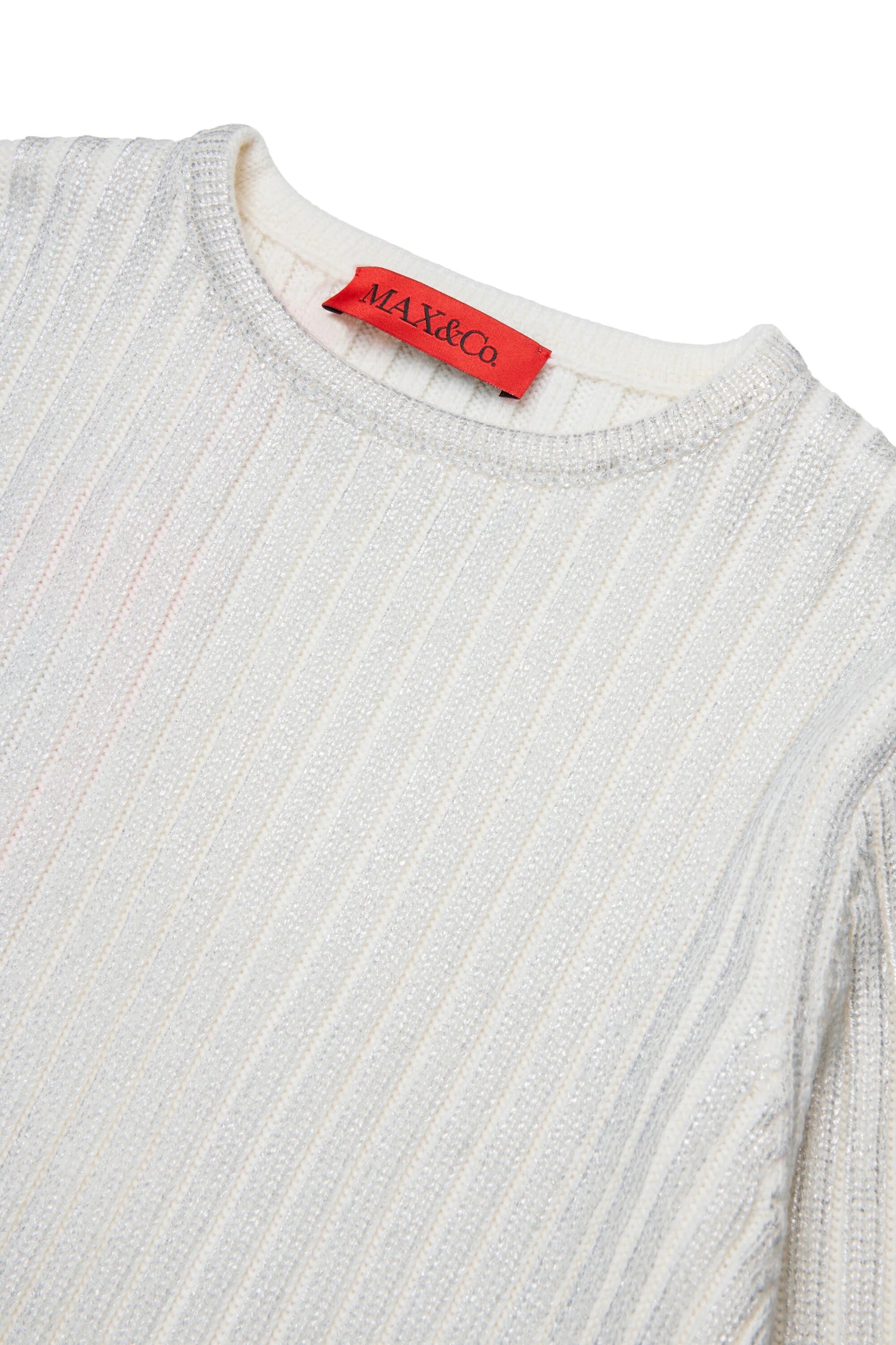 MAX&Co. Pullover in misto lana a coste mylar