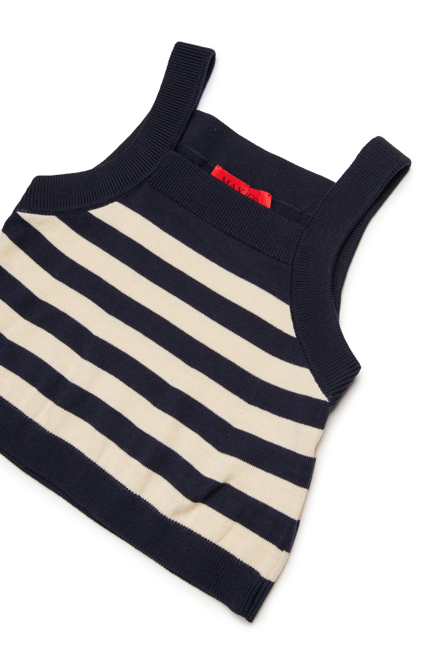 MAX&Co. Top a righe in maglia con logo