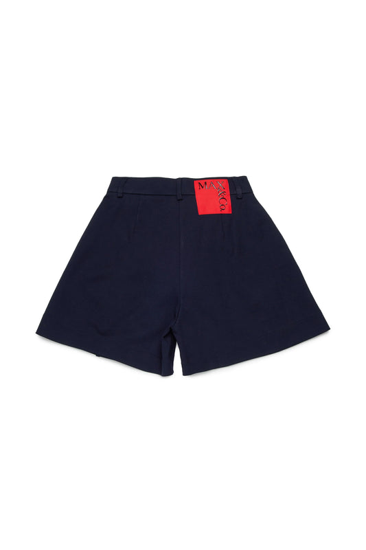 MAX&Co. Shorts formal con logo sul retro