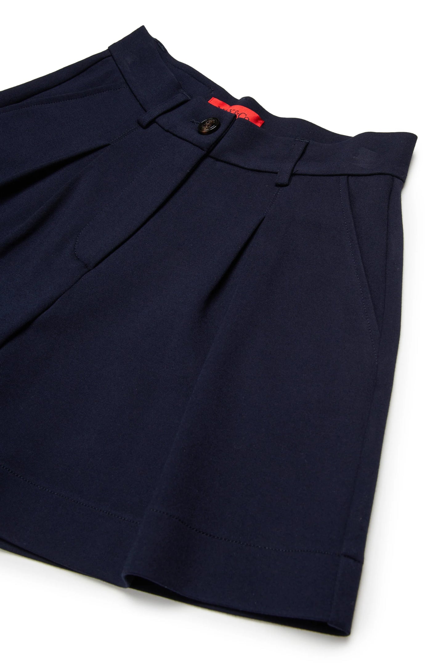 MAX&Co. Shorts formal con logo sul retro