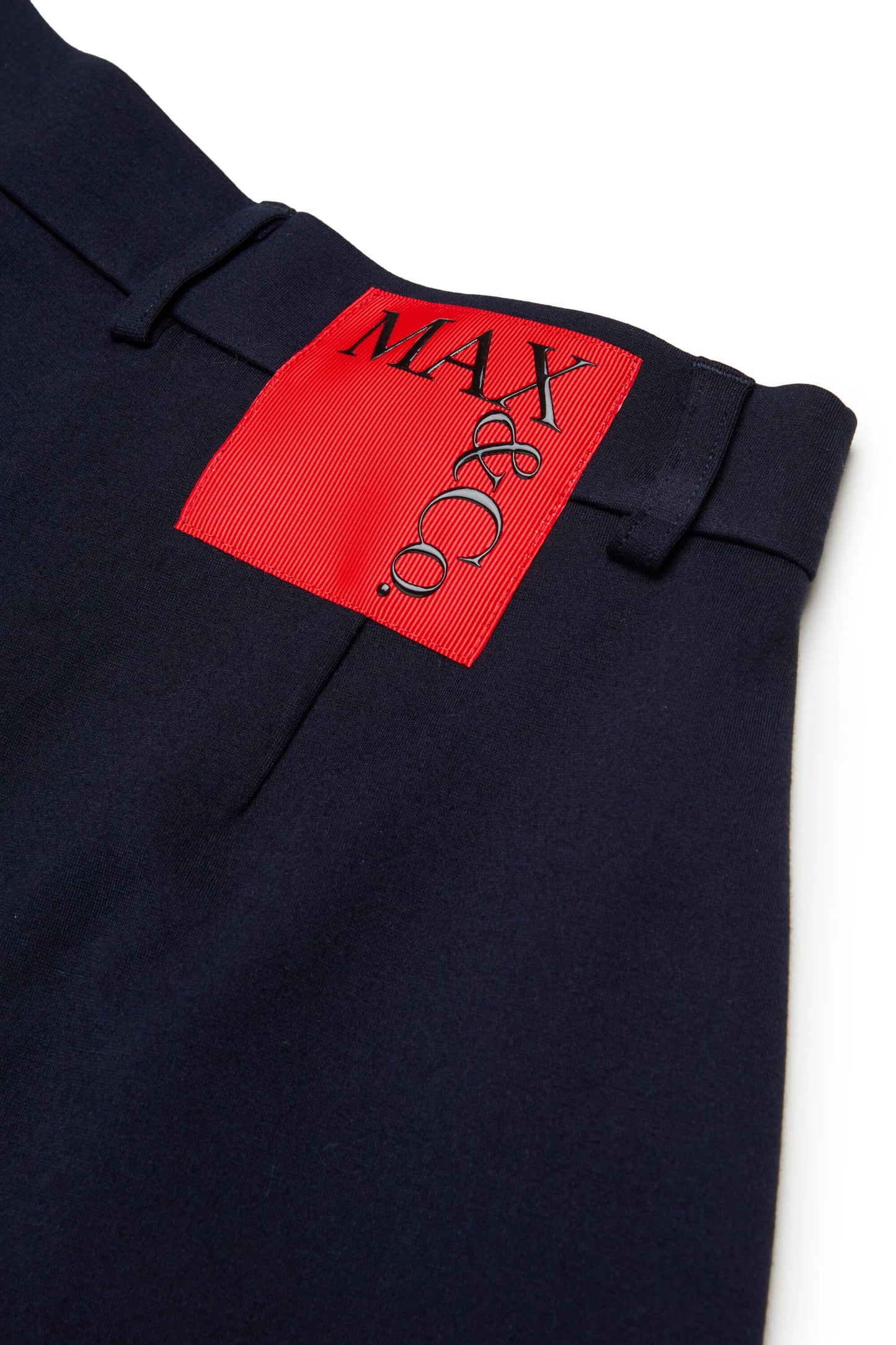 MAX&Co. Shorts formal con logo sul retro