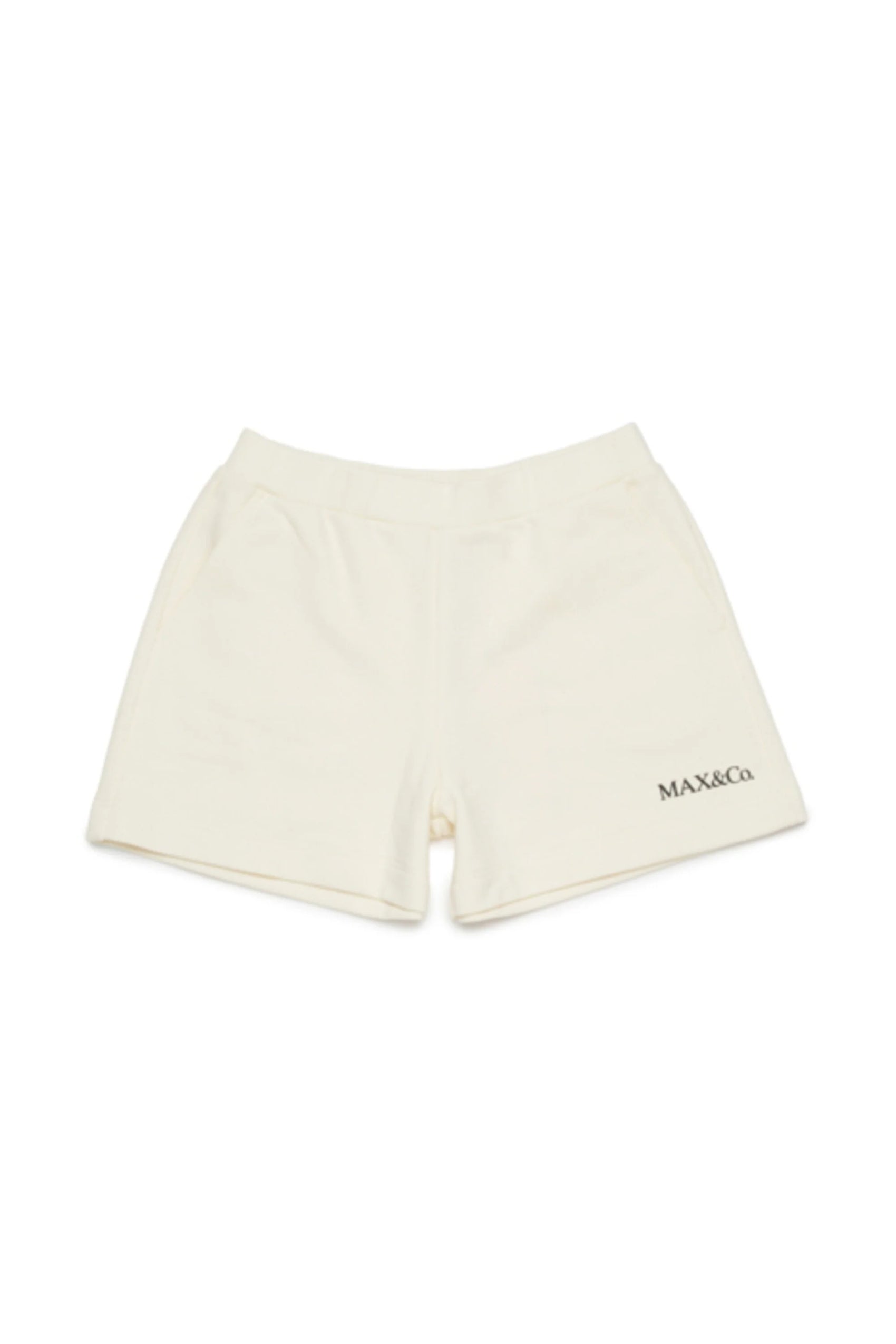 MAX&Co. Shorts in felpa con logo