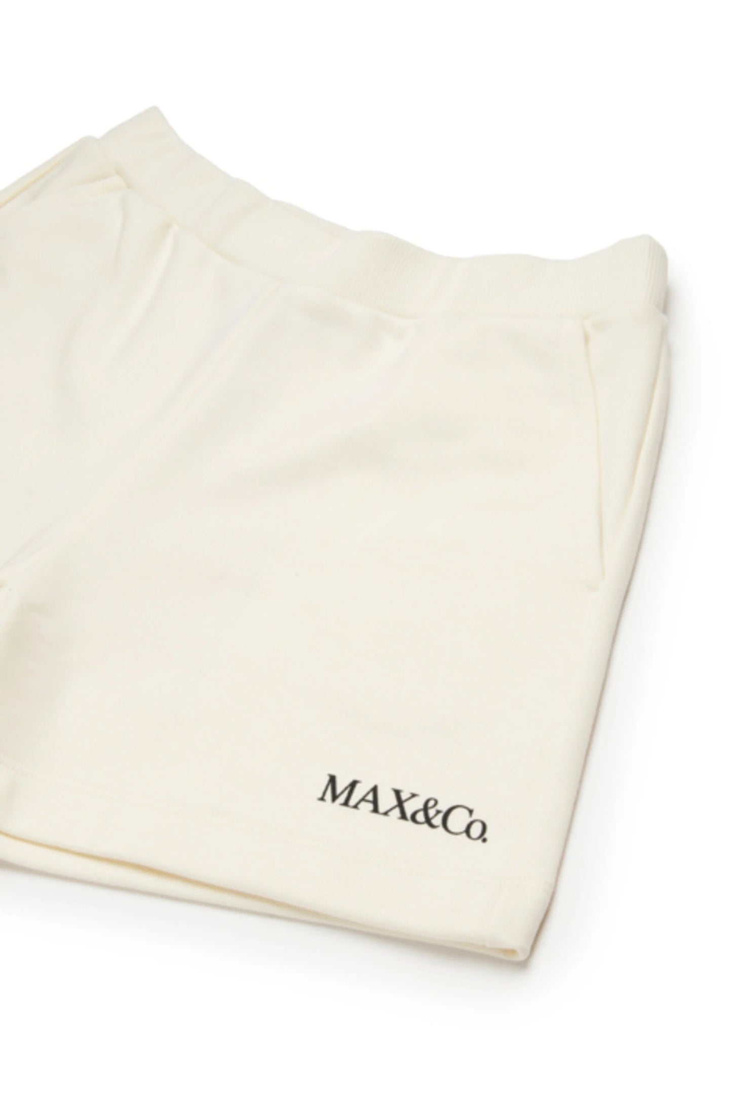 MAX&Co. Shorts in felpa con logo