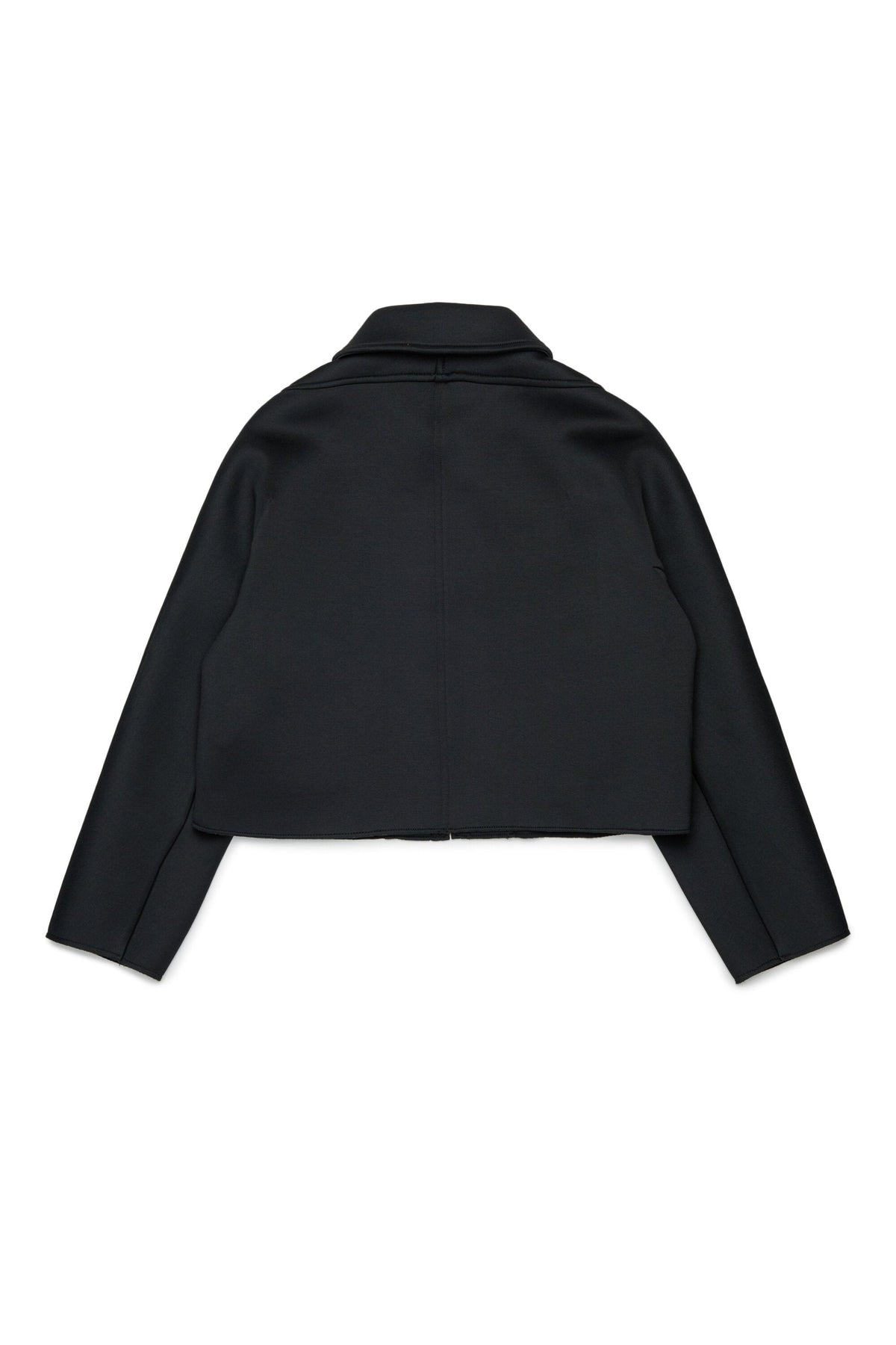 MAX&Co. Giacca corta nera in scuba con logo