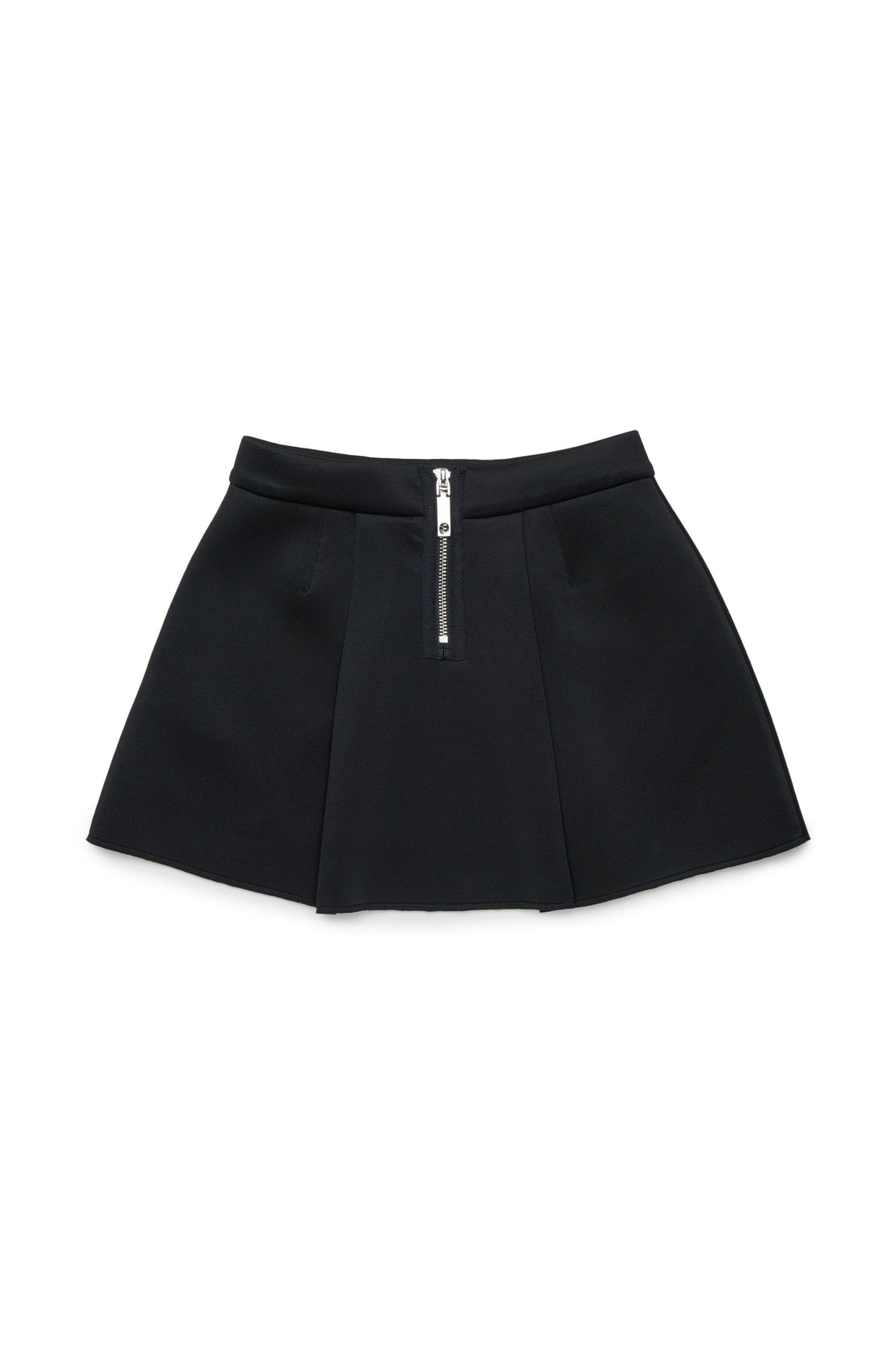 MAX&Co. Minigonna nera in scuba con logo