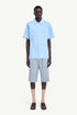Margiela MM6 front view shirt light blue sleeveless