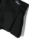 MSGM pantaloncino nero a pieghe