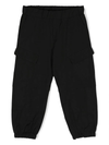 MSGM pantaloni cargo neri in cotone