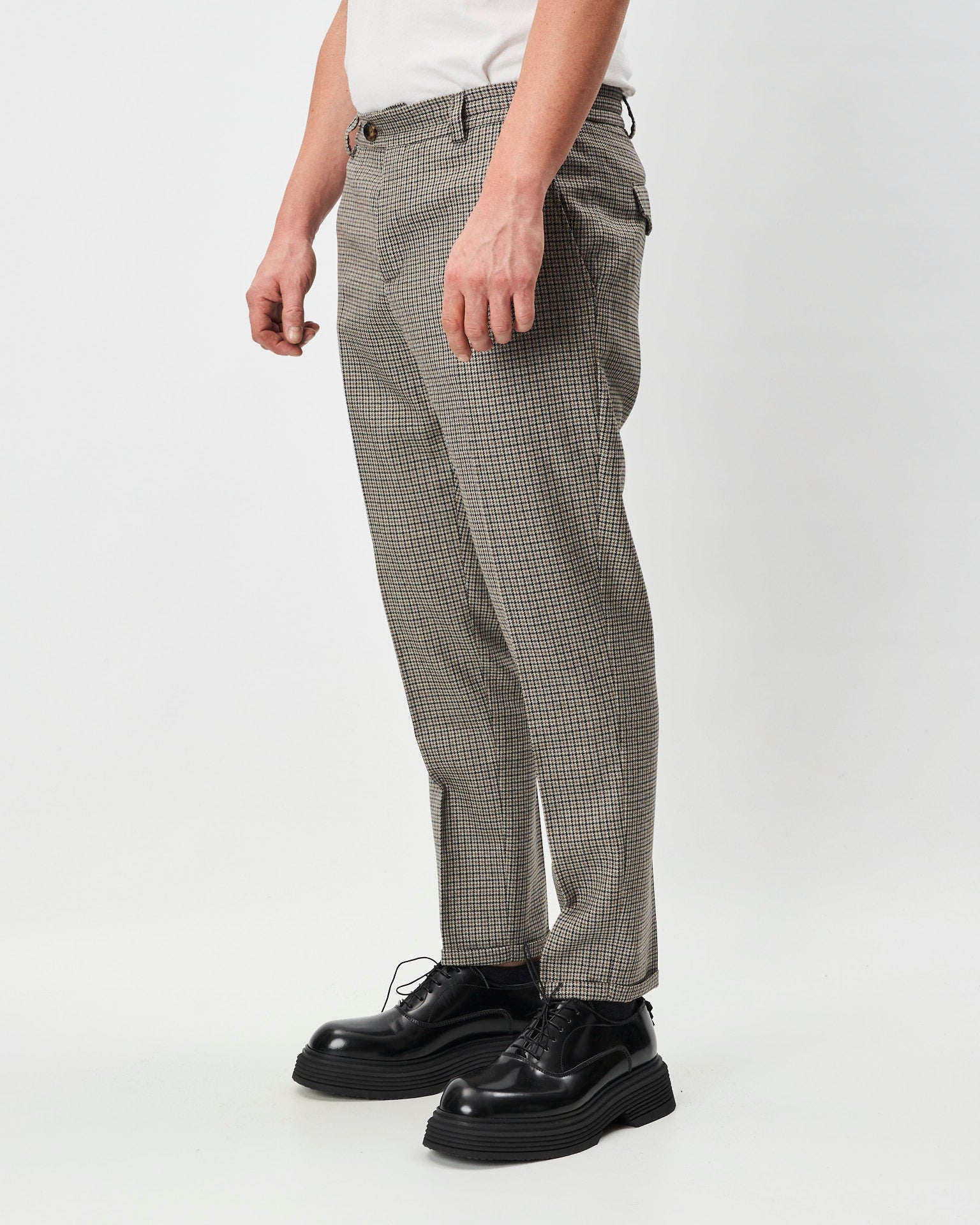 PT Torino pantalone vichy 100% lana