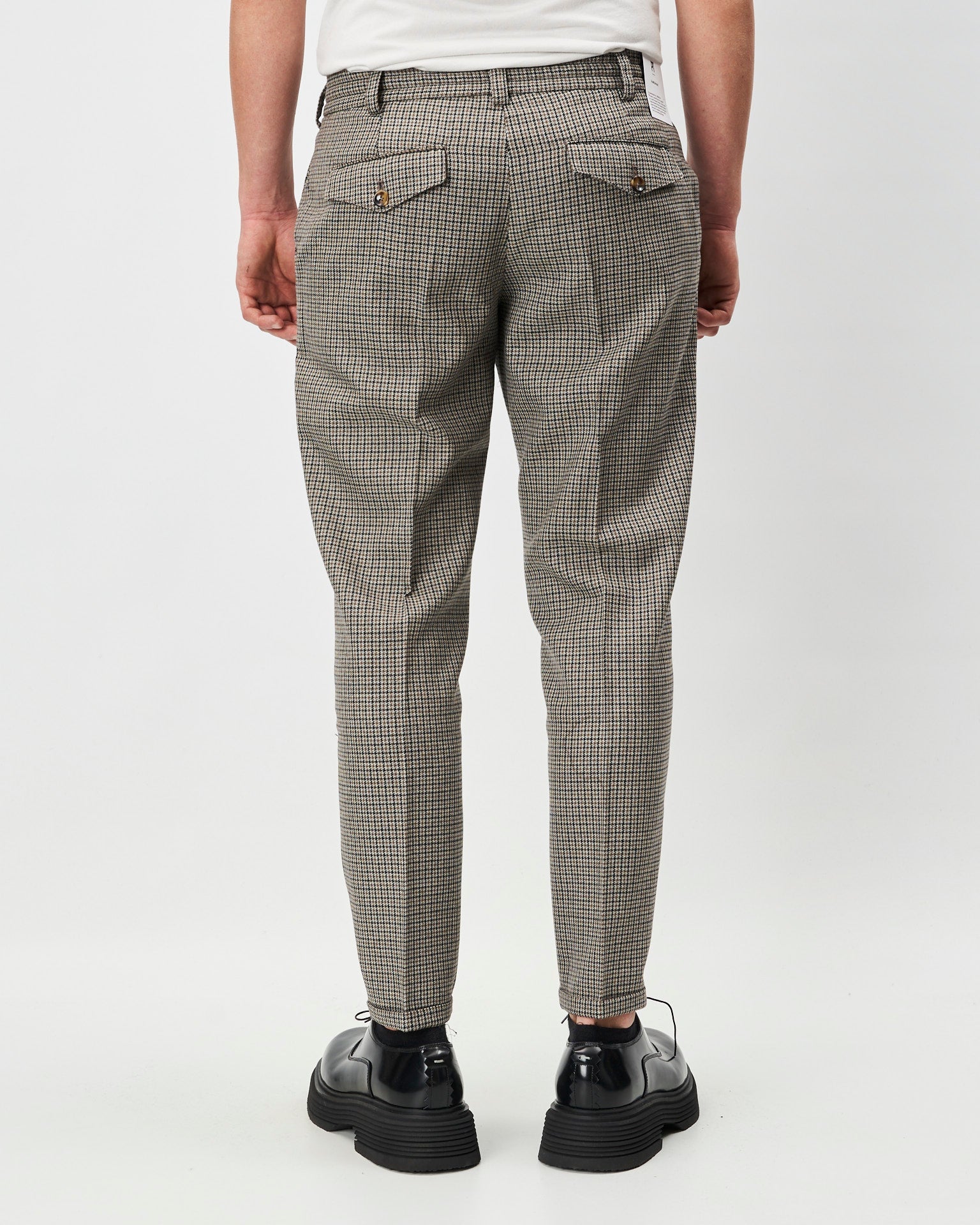 PT Torino pantalone vichy 100% lana