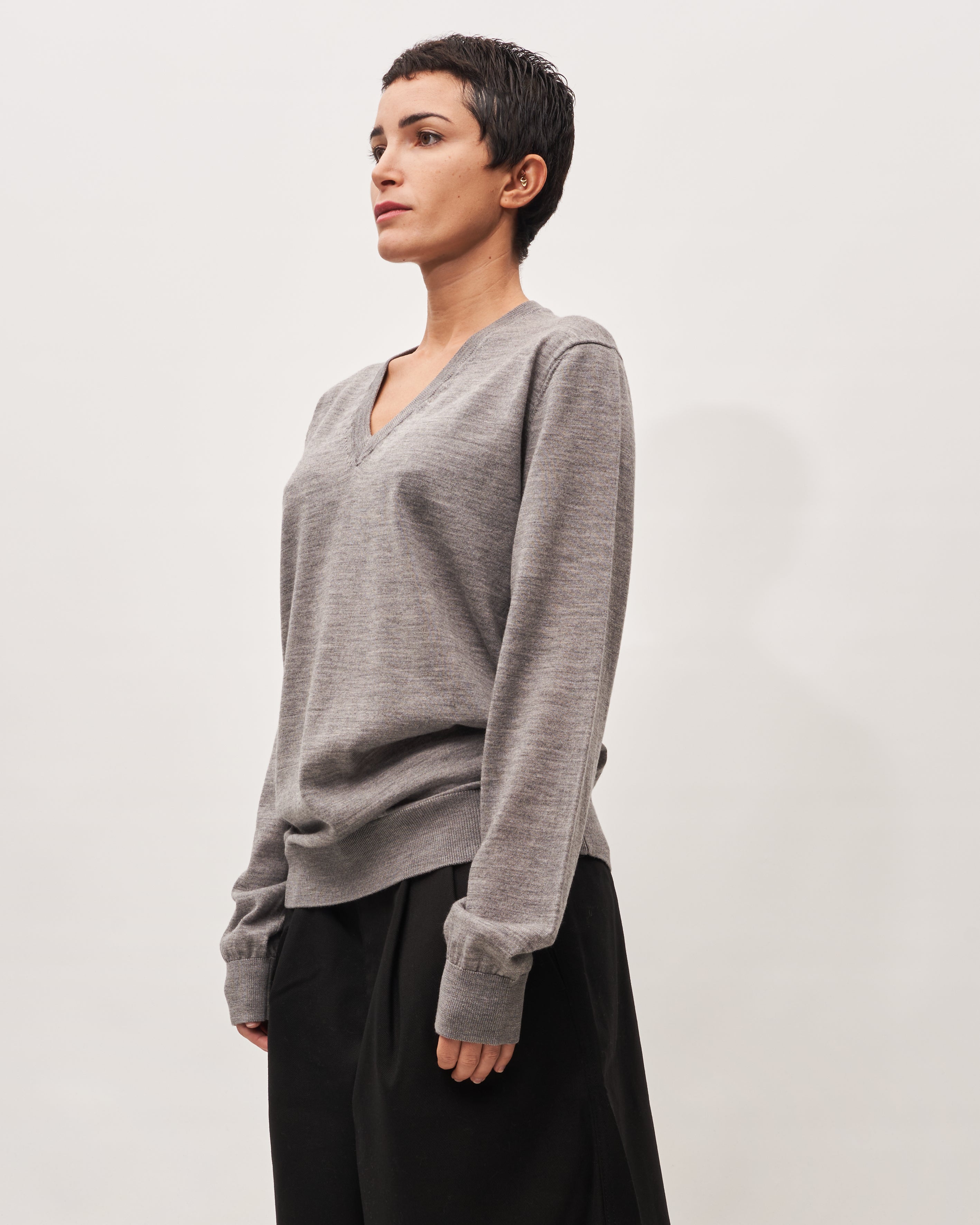 Paolo Ragazzini maglia grigia V neck