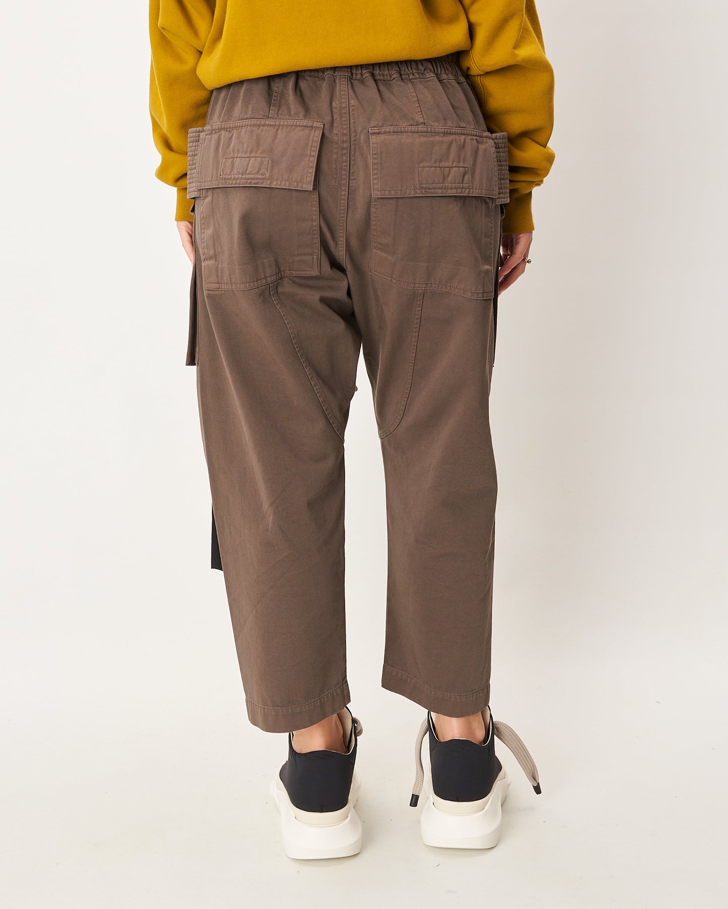 Rick Owens pantalone cotone modello Combat Cropped