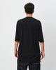 Rick Owens t-shirt nera over modello jumbo | Al Monello - Barbieri