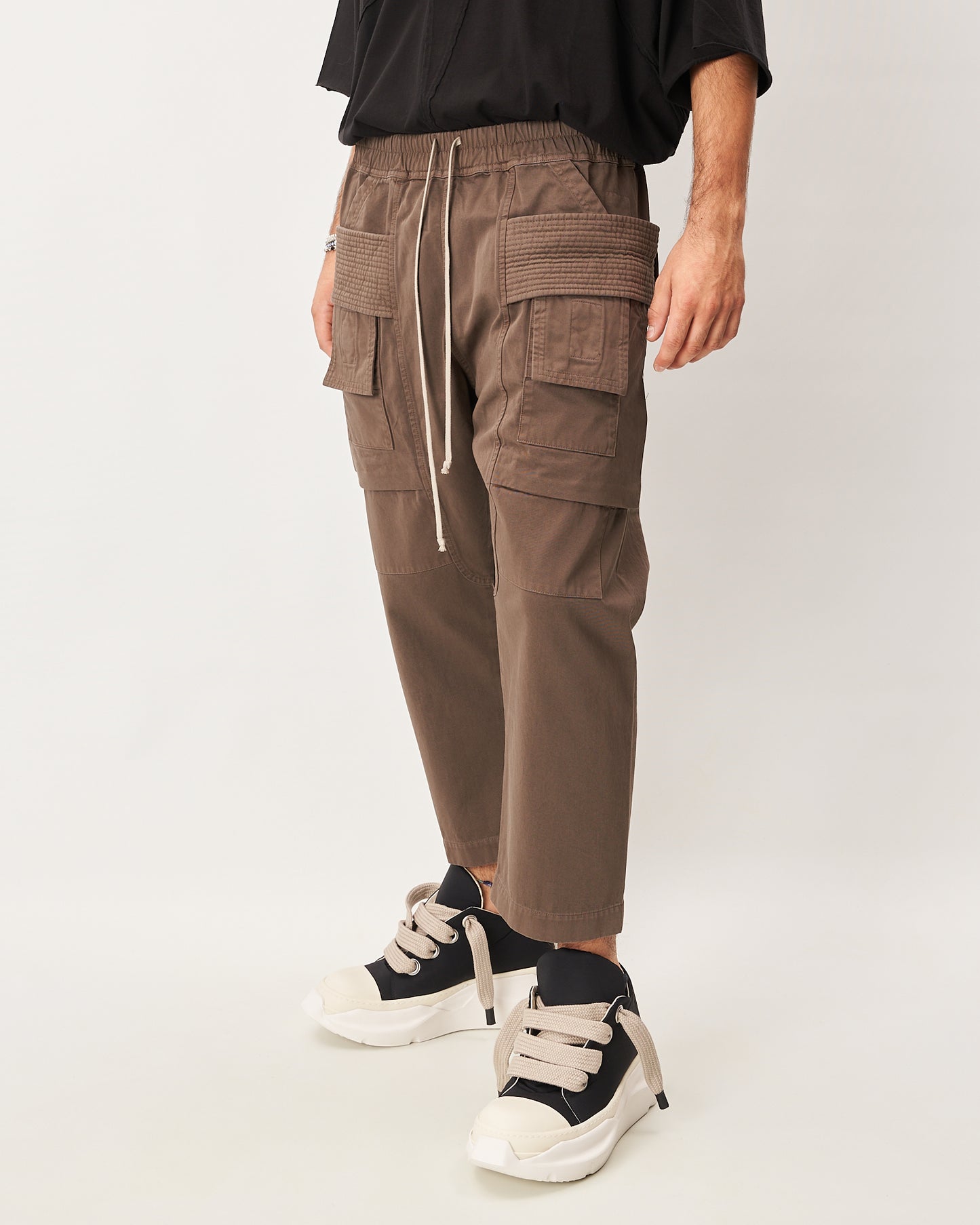 Rick Owens ninja pant cropped dark dust