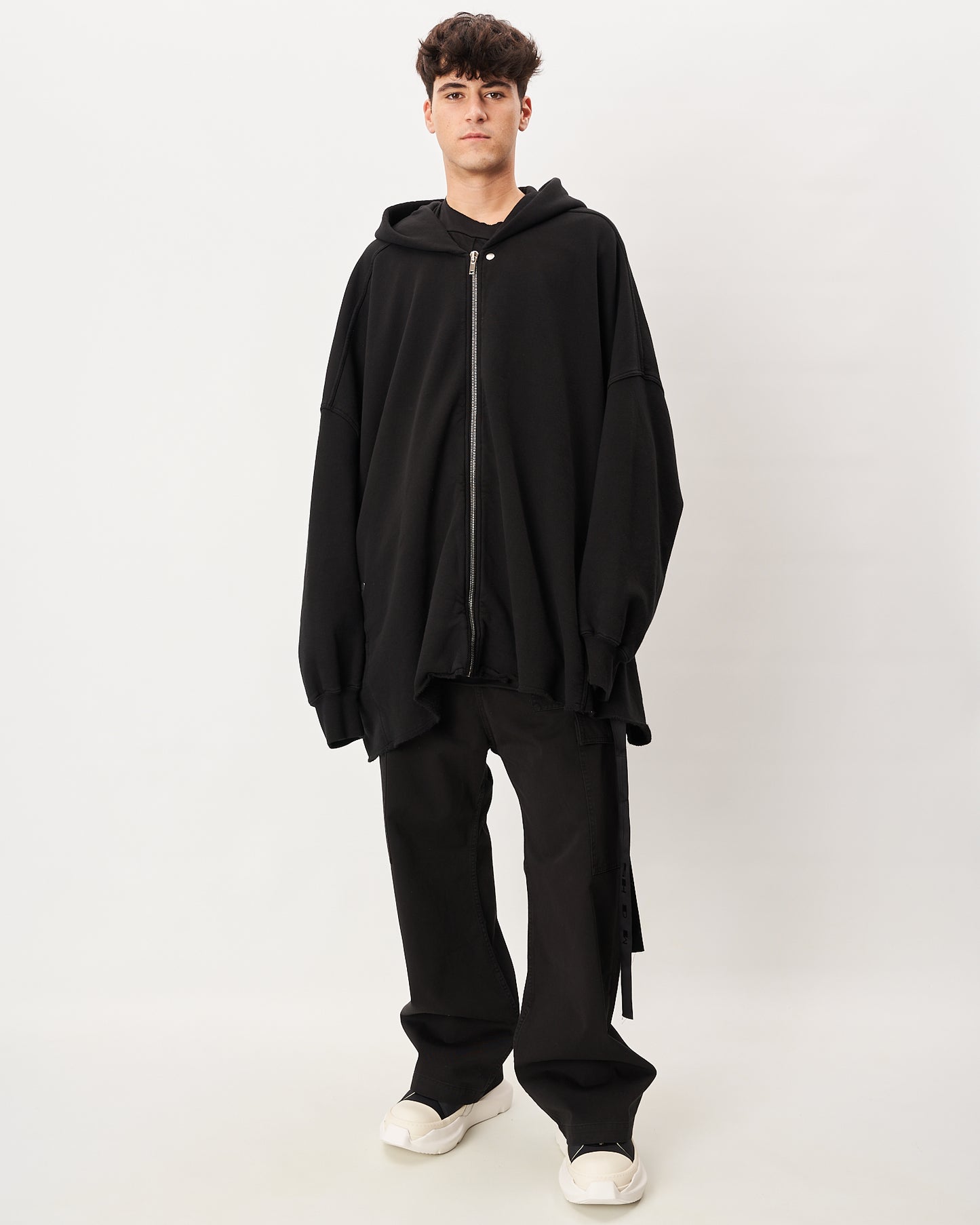 Rick Owens maxifelpa nera