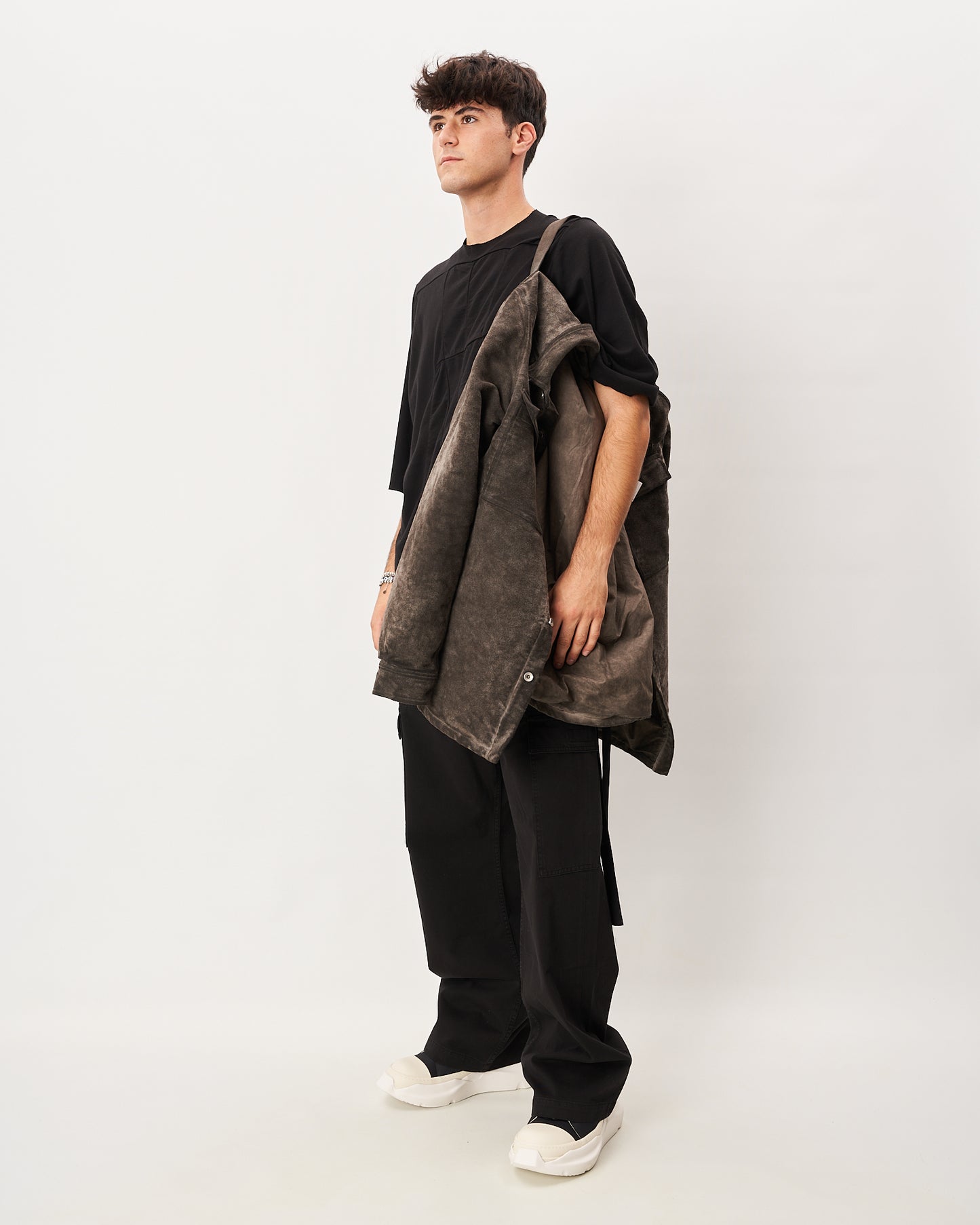 Rick Owens giacca camicia imbottita