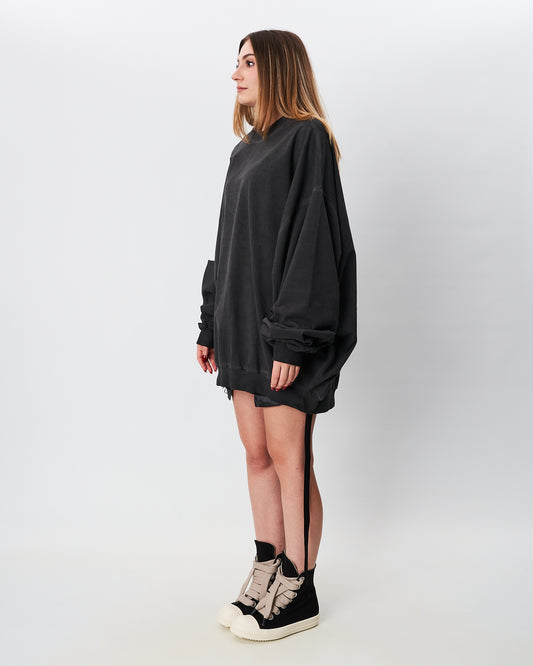 Rick Owens maxitshirt grigia