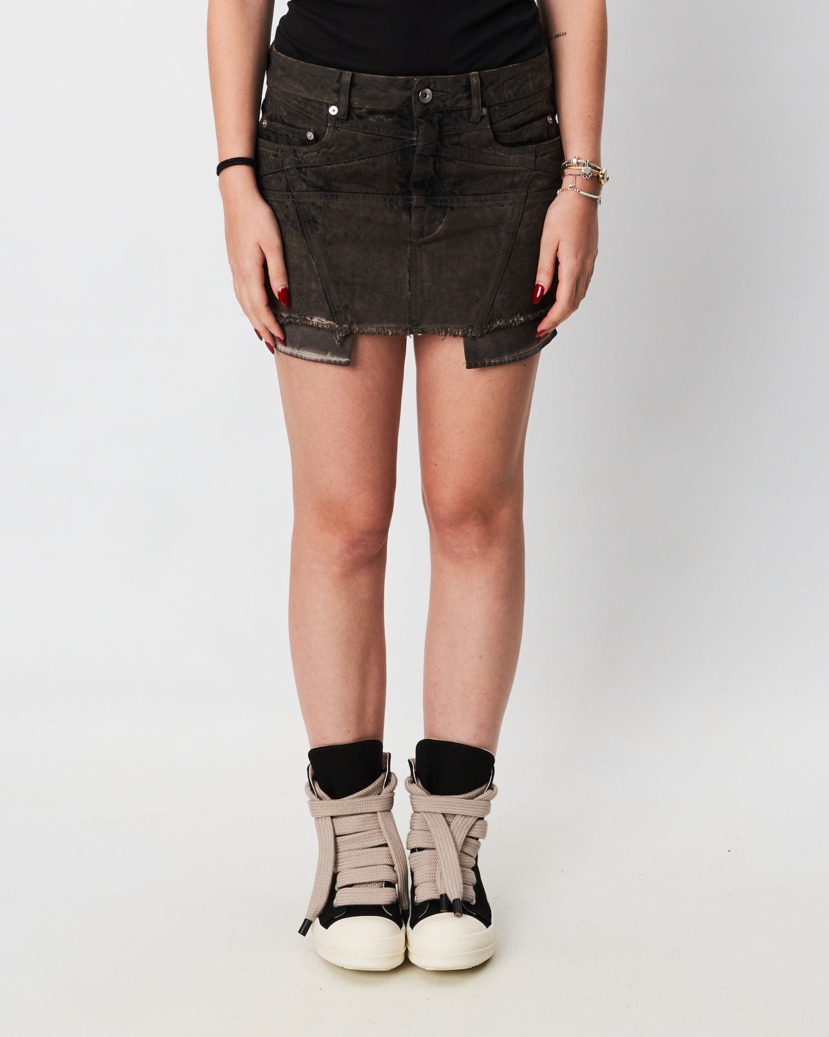 Rick Owens miniskirt fango