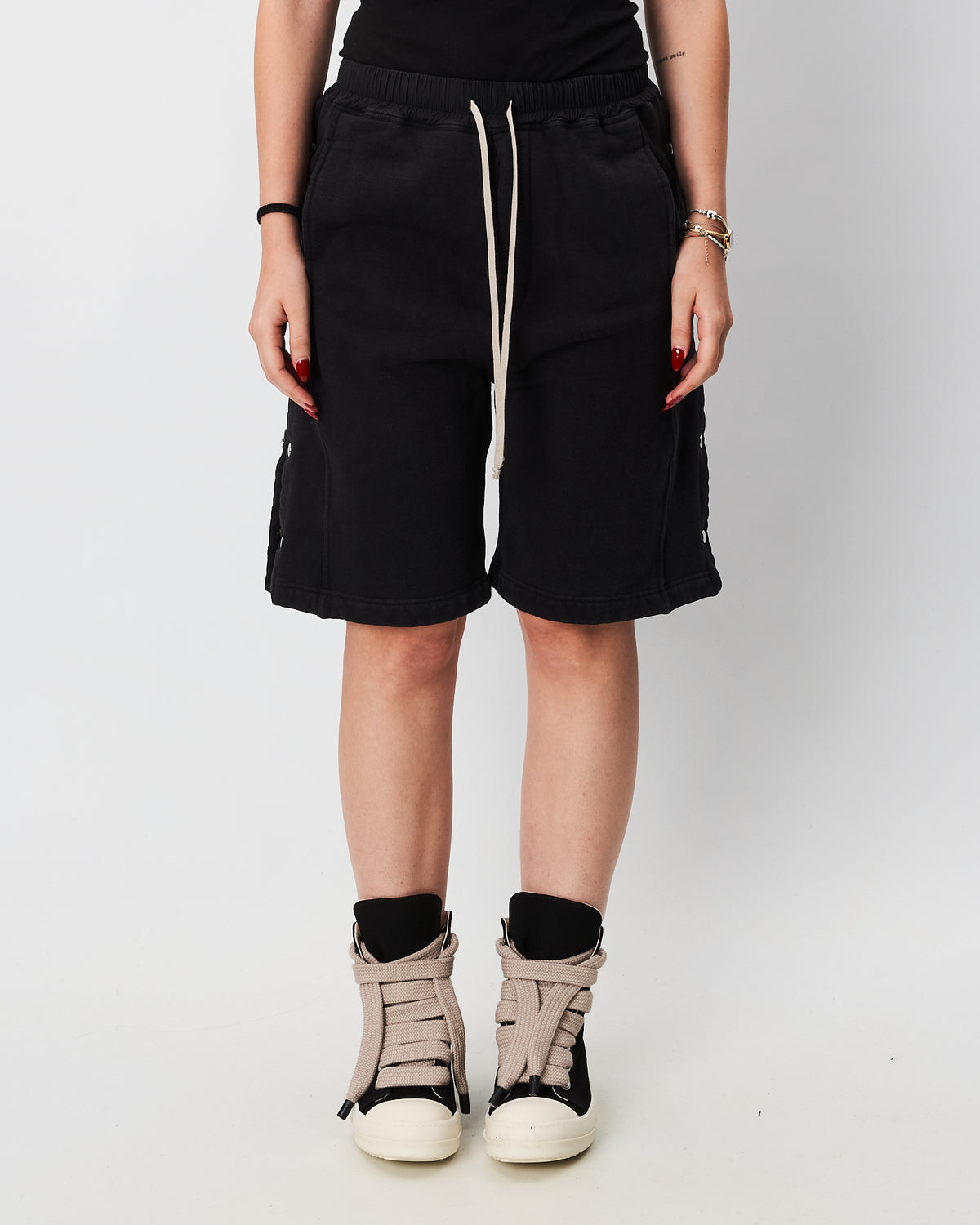 Rick Owens bermuda nere modello Pusher