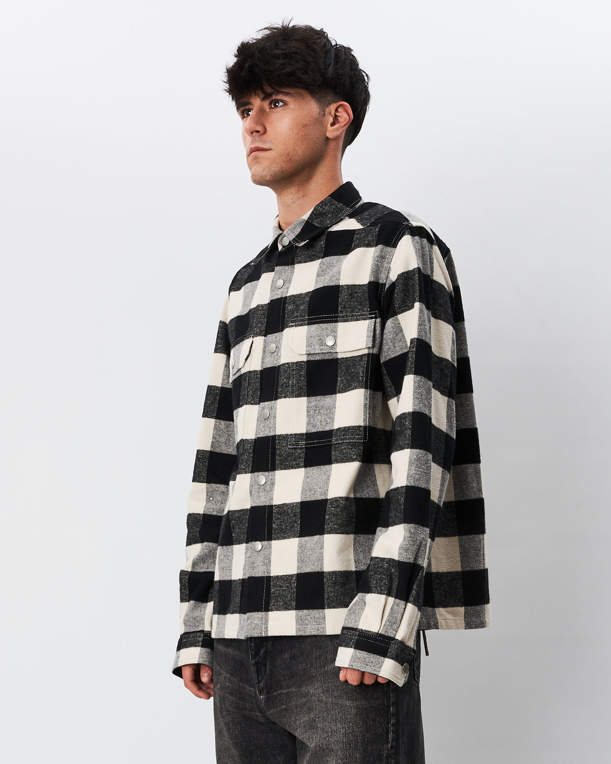 Rick Owens giacca camicia in panno