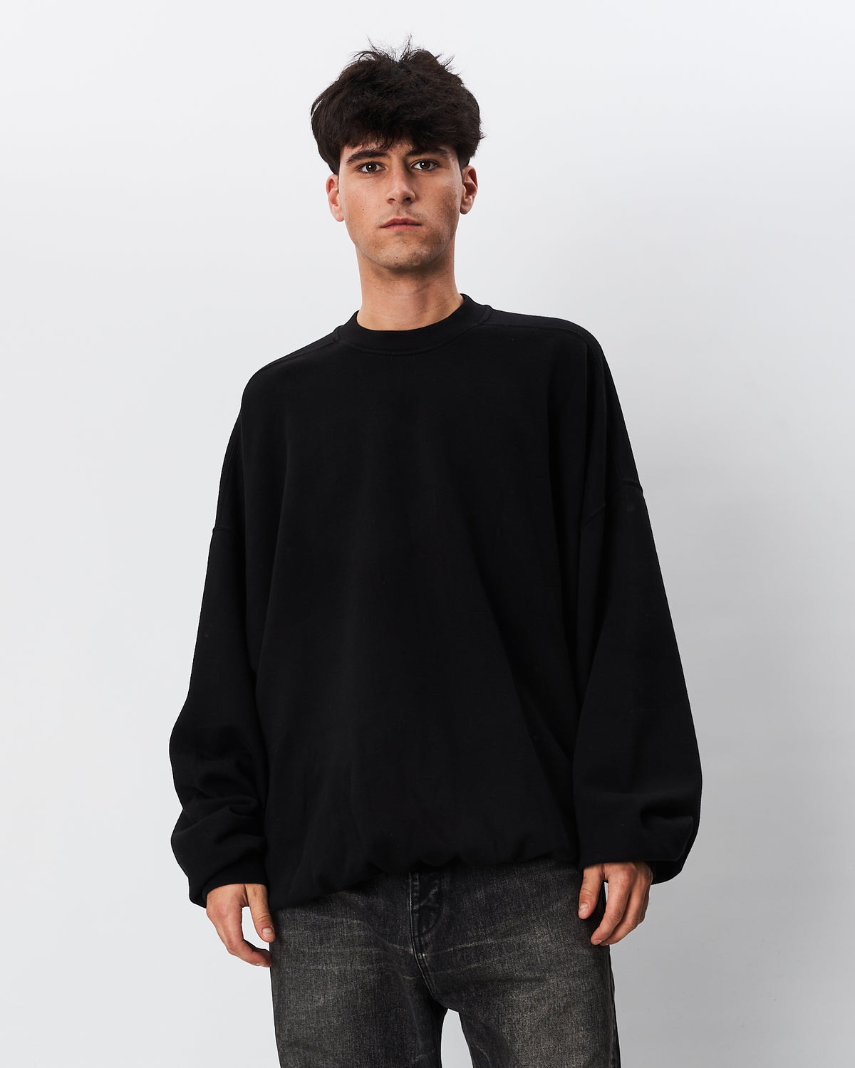 Rick Owens maxifelpa nera