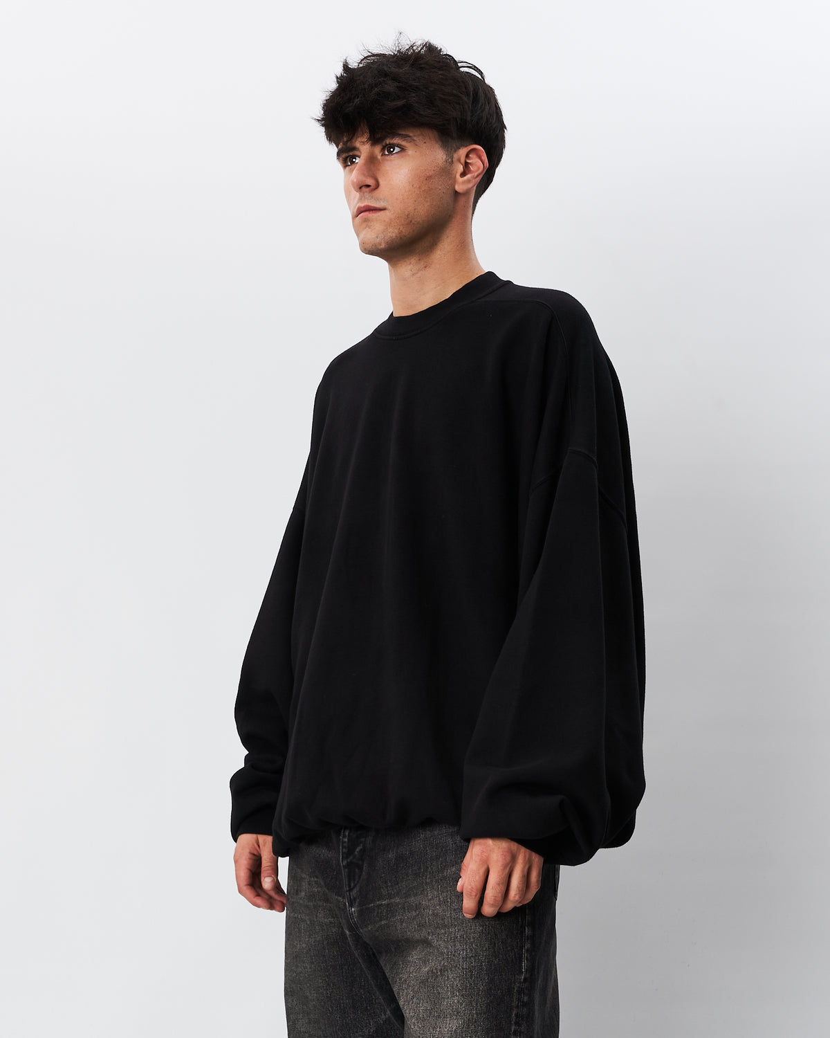 Rick Owens maxifelpa nera