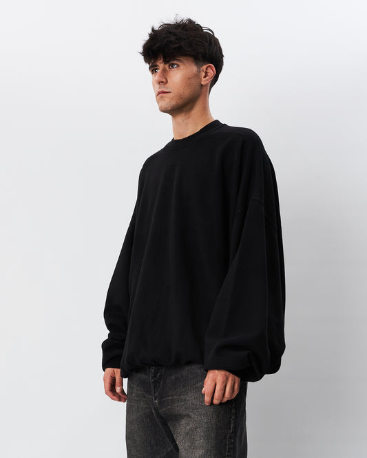 Rick Owens maxifelpa nera