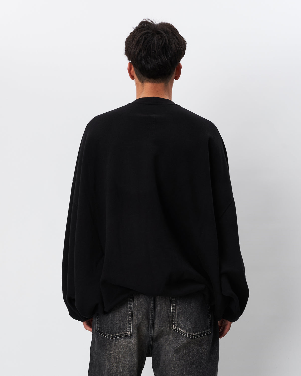 Rick Owens maxifelpa nera
