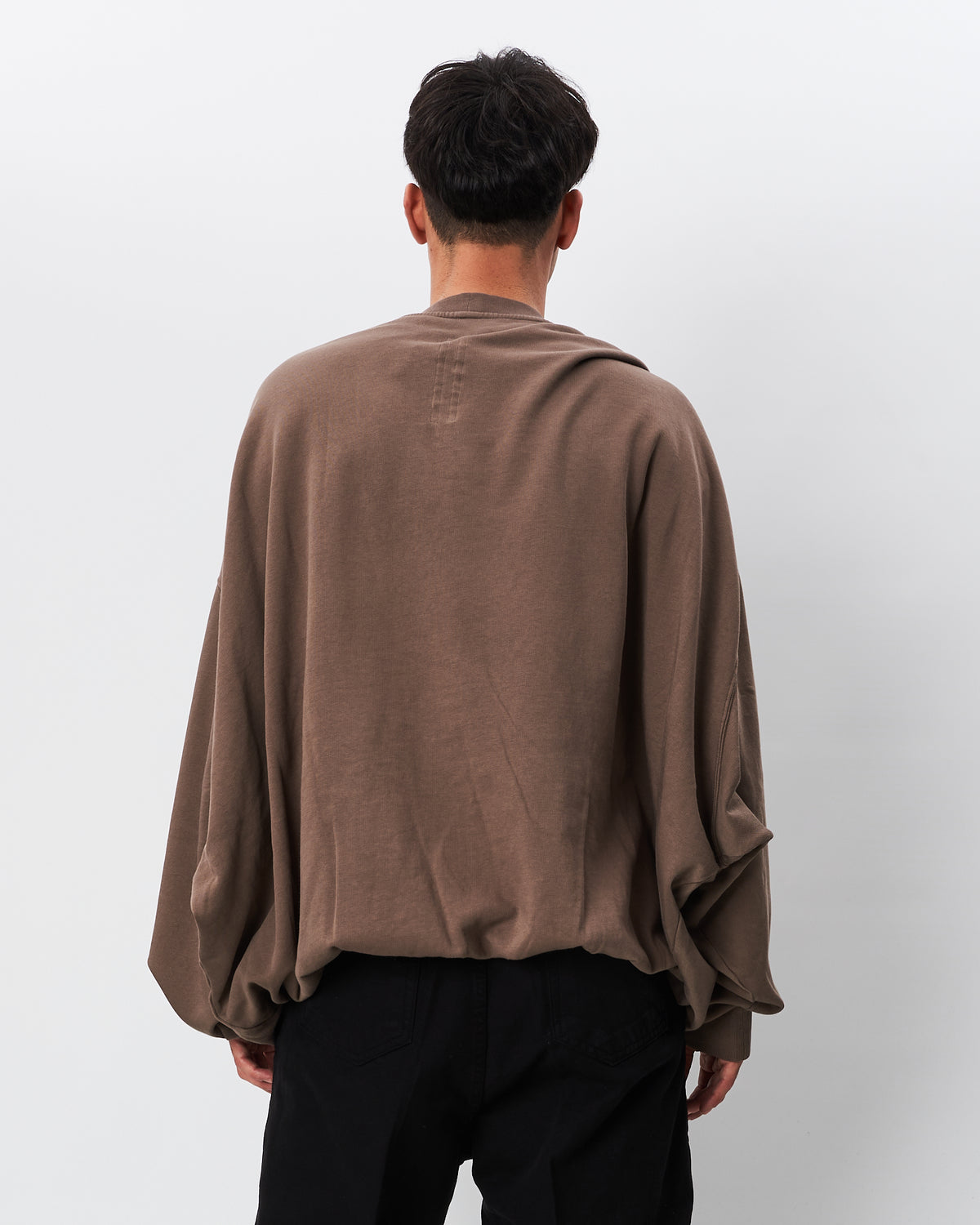 Rick Owens maxifelpa tortora