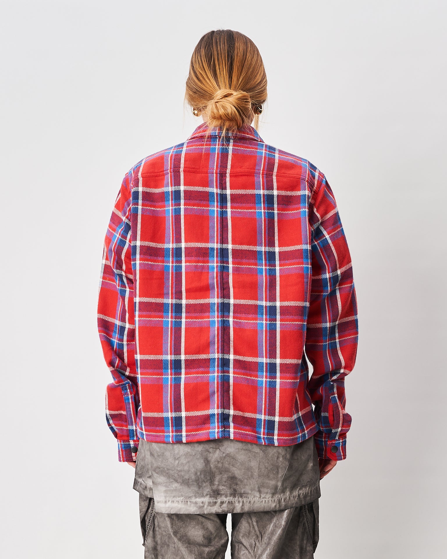 Rick Owens giacca camicia quadri