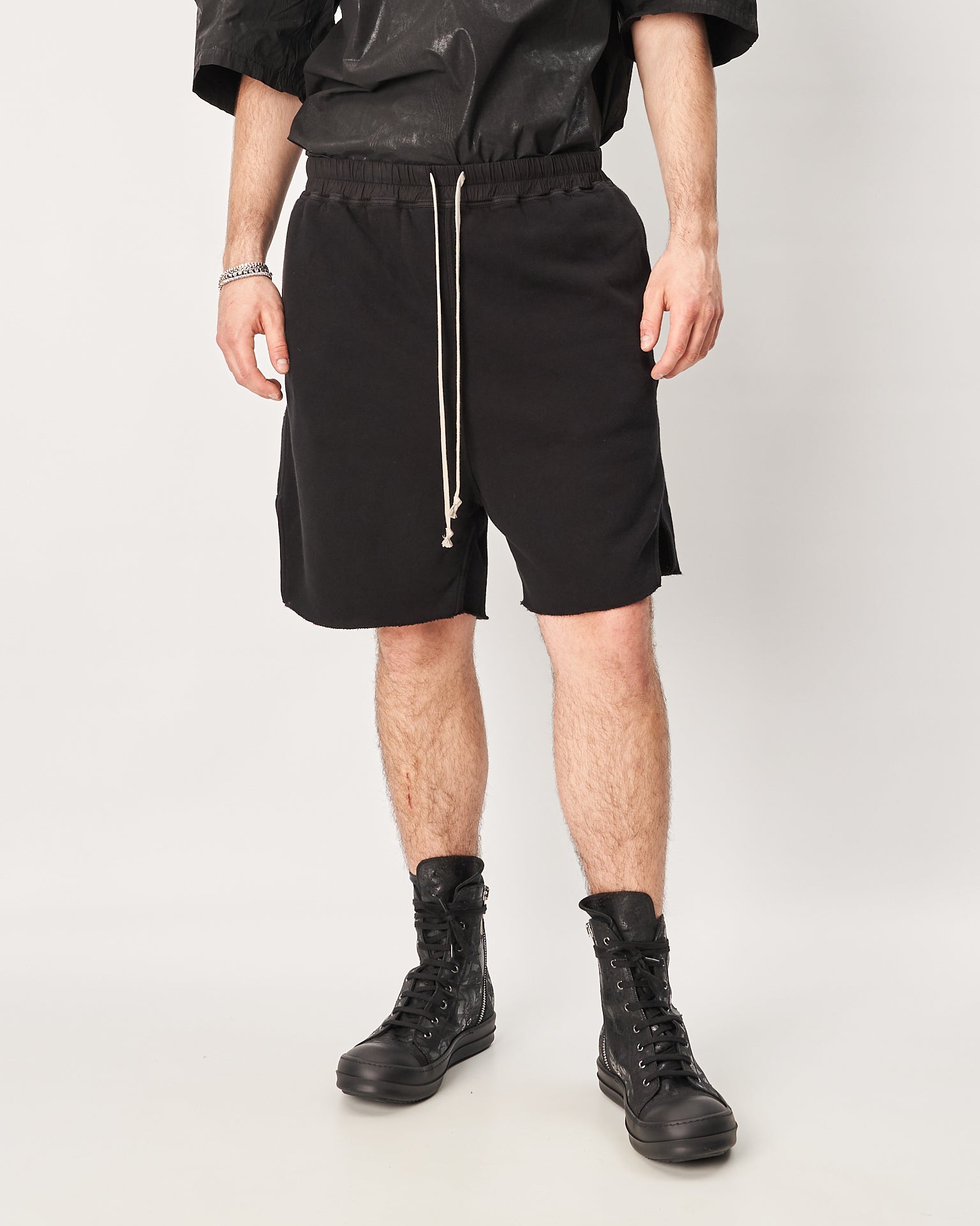 Rick Owens bermuda con zip posteriore