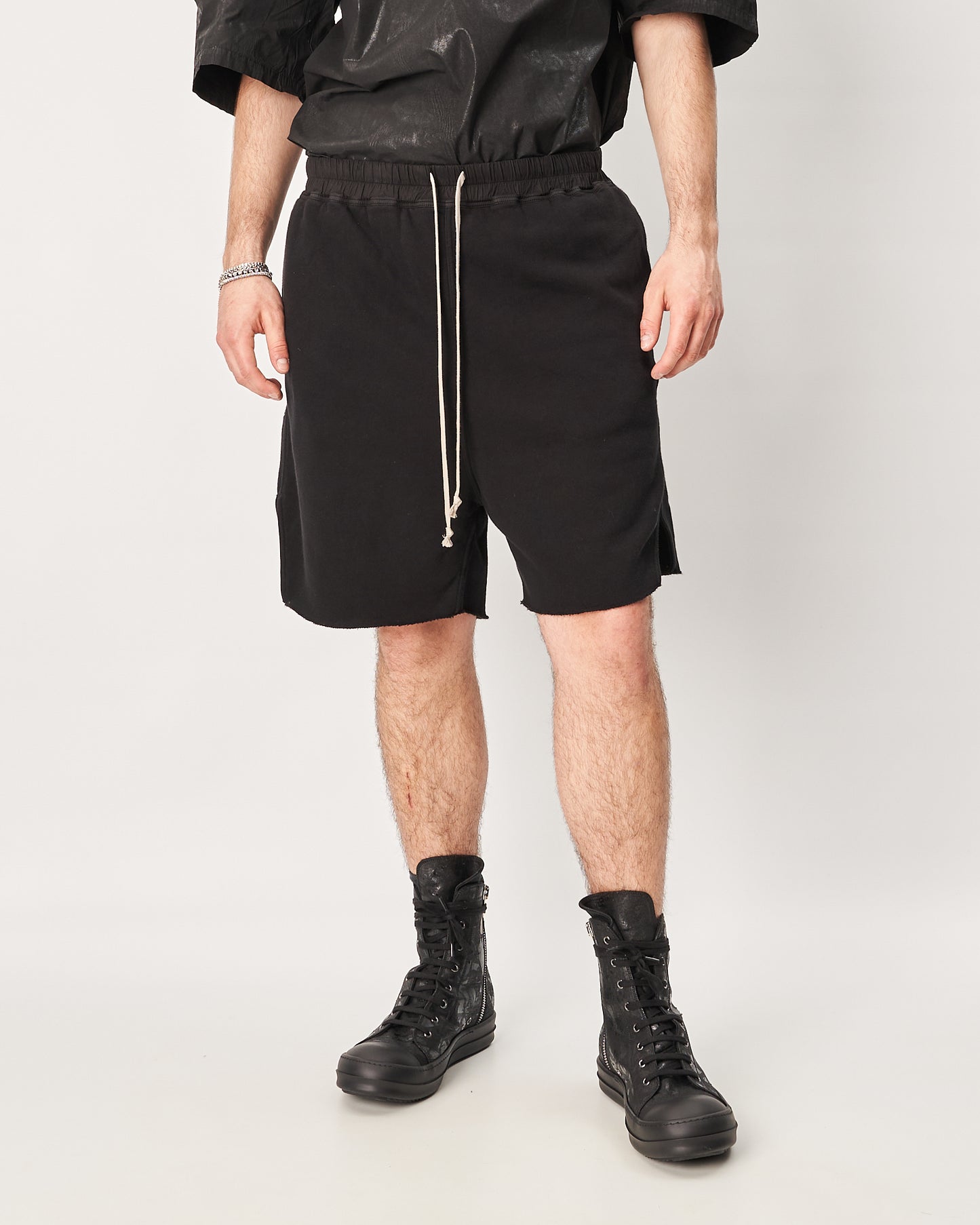 Rick Owens bermuda con zip posteriore