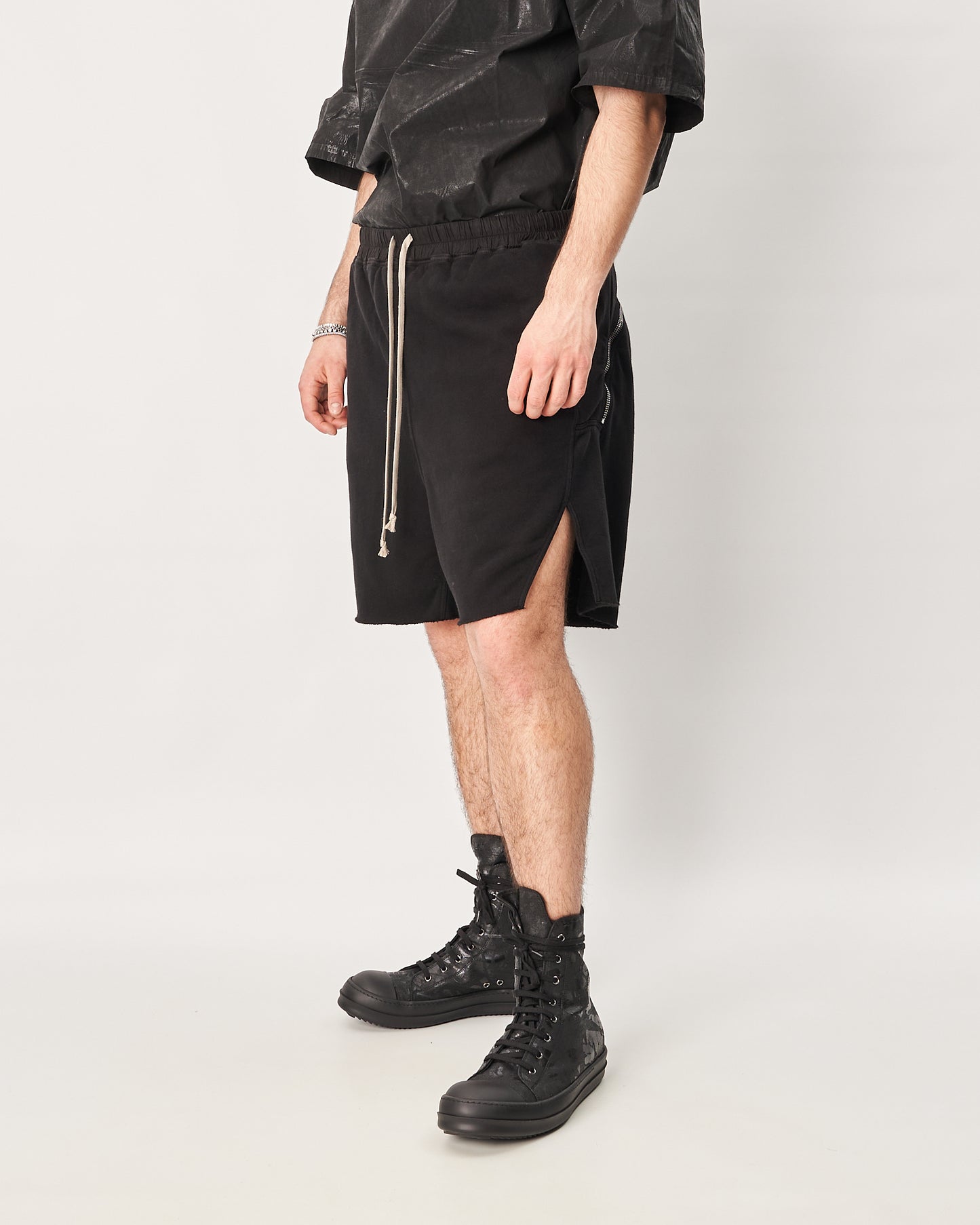 Rick Owens bermuda con zip posteriore