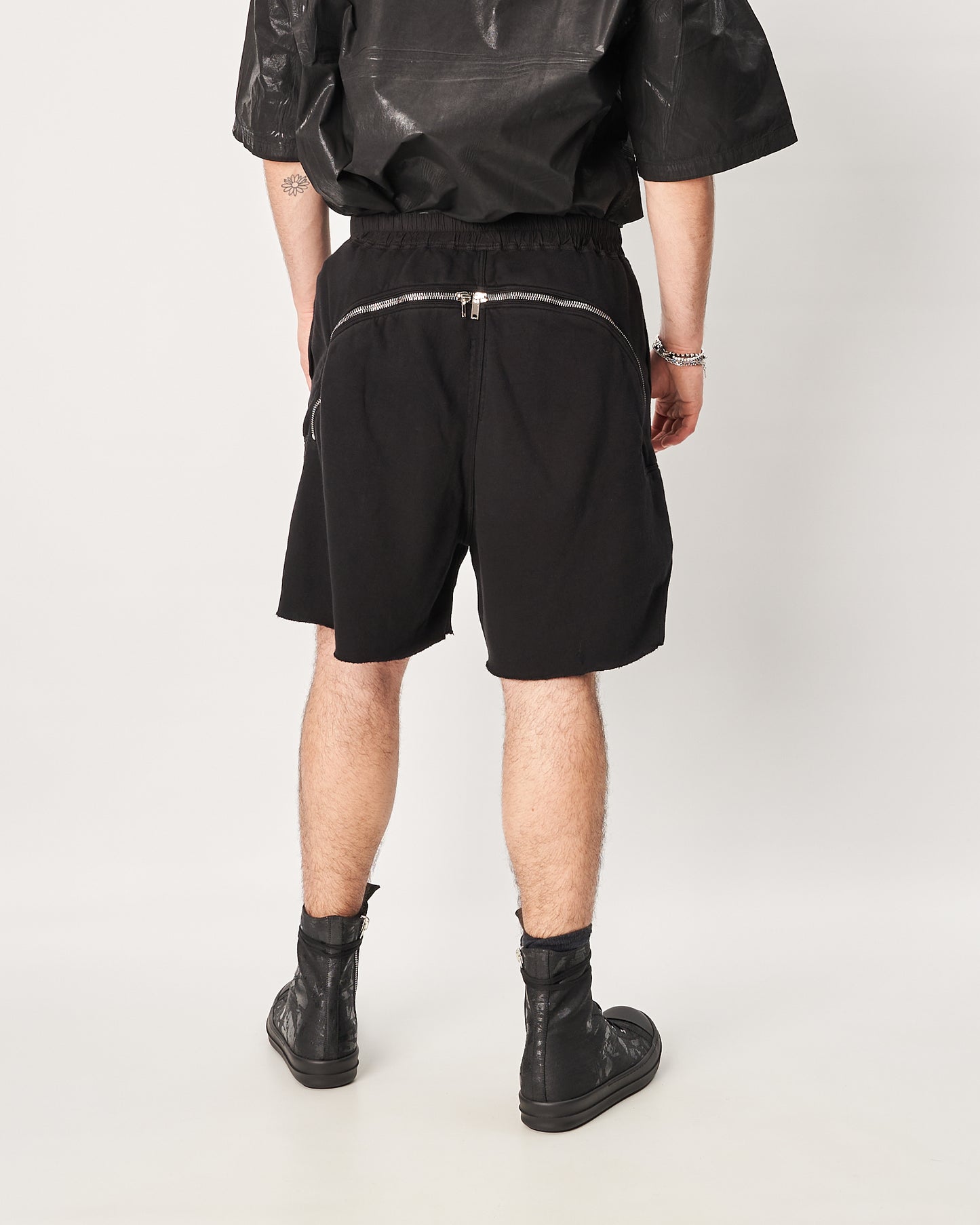 Rick Owens bermuda con zip posteriore
