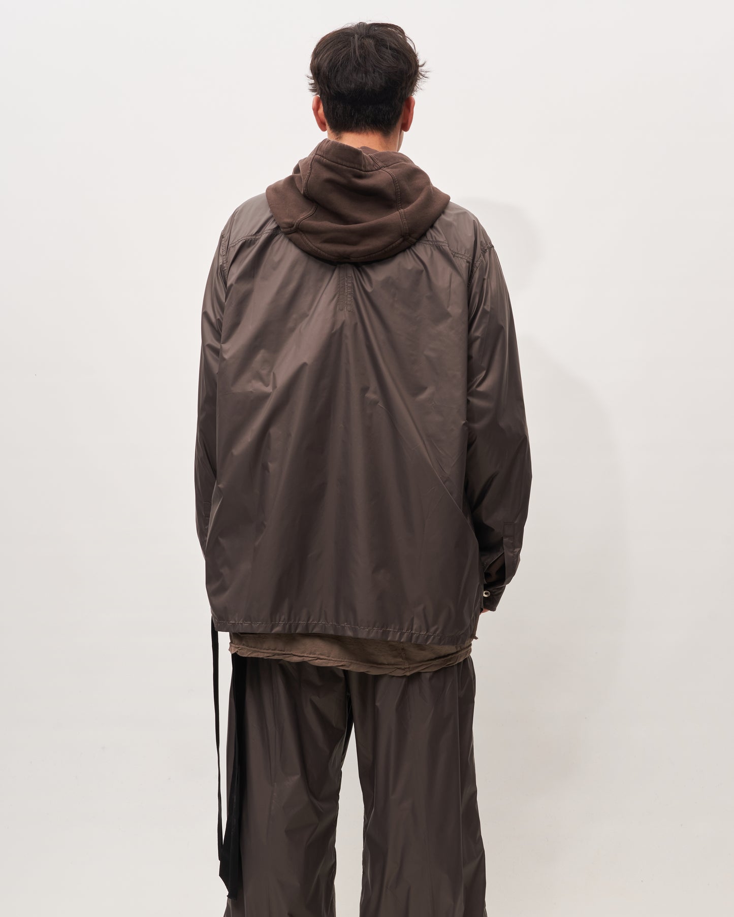 Rick Owens camicia cacao in nylon