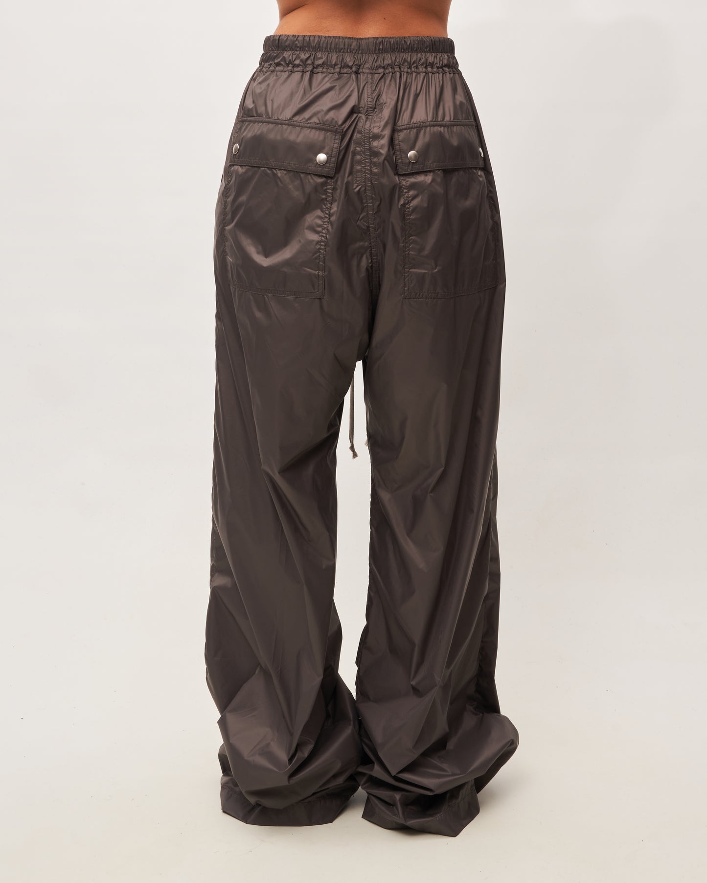 Rick Owens pantalone donna cacao in nylon