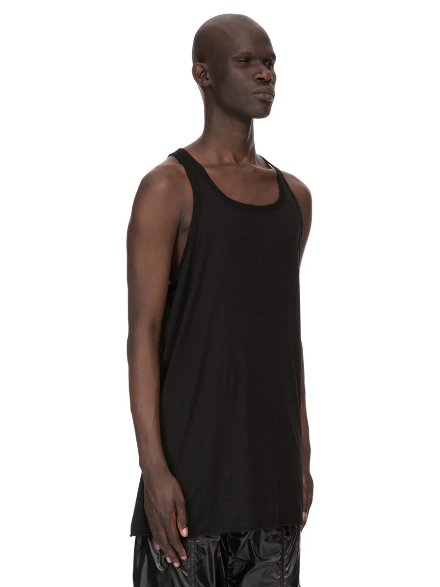 Rick Owens black tank top side view