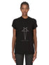 Rick Owens t-shirt black star temple of love owenscrop front view