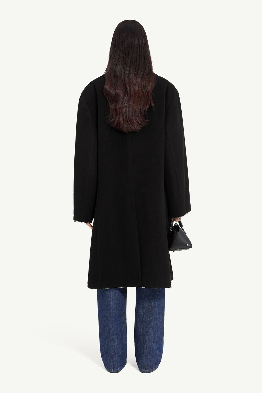 MM6 Margiela cappotto nero oversize
