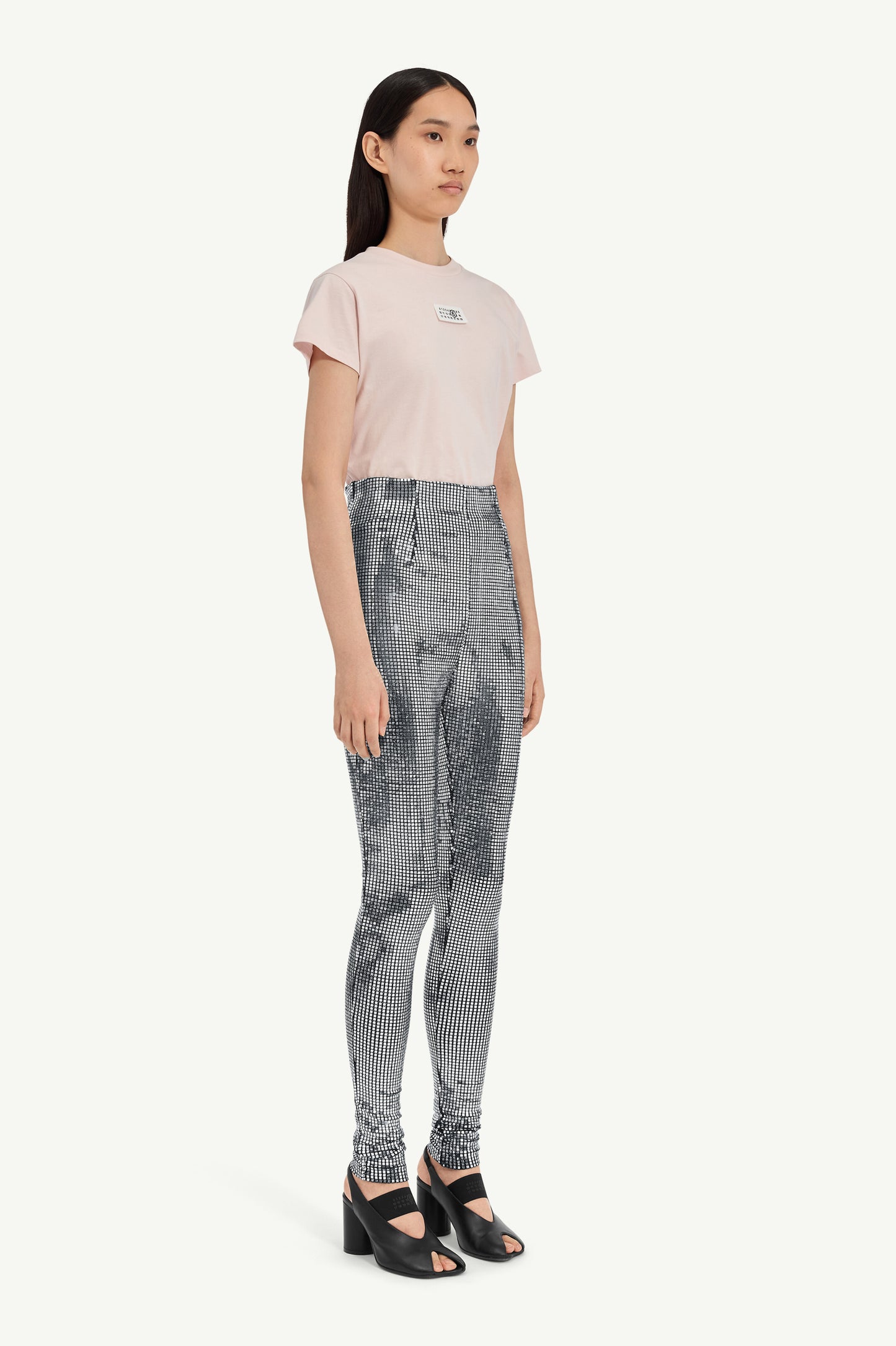 MM6 Margiela leggins metallici