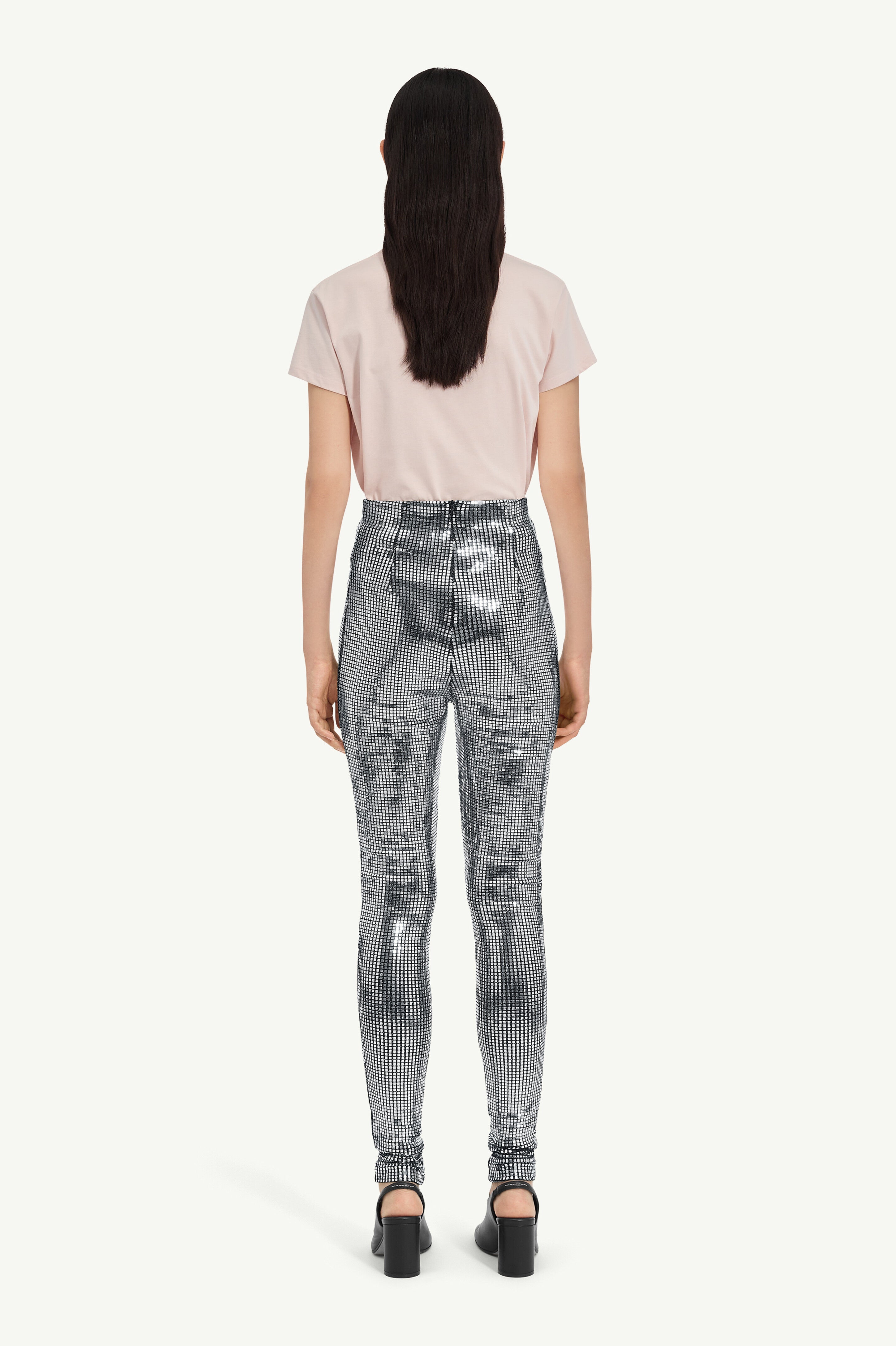 MM6 Margiela leggins metallici