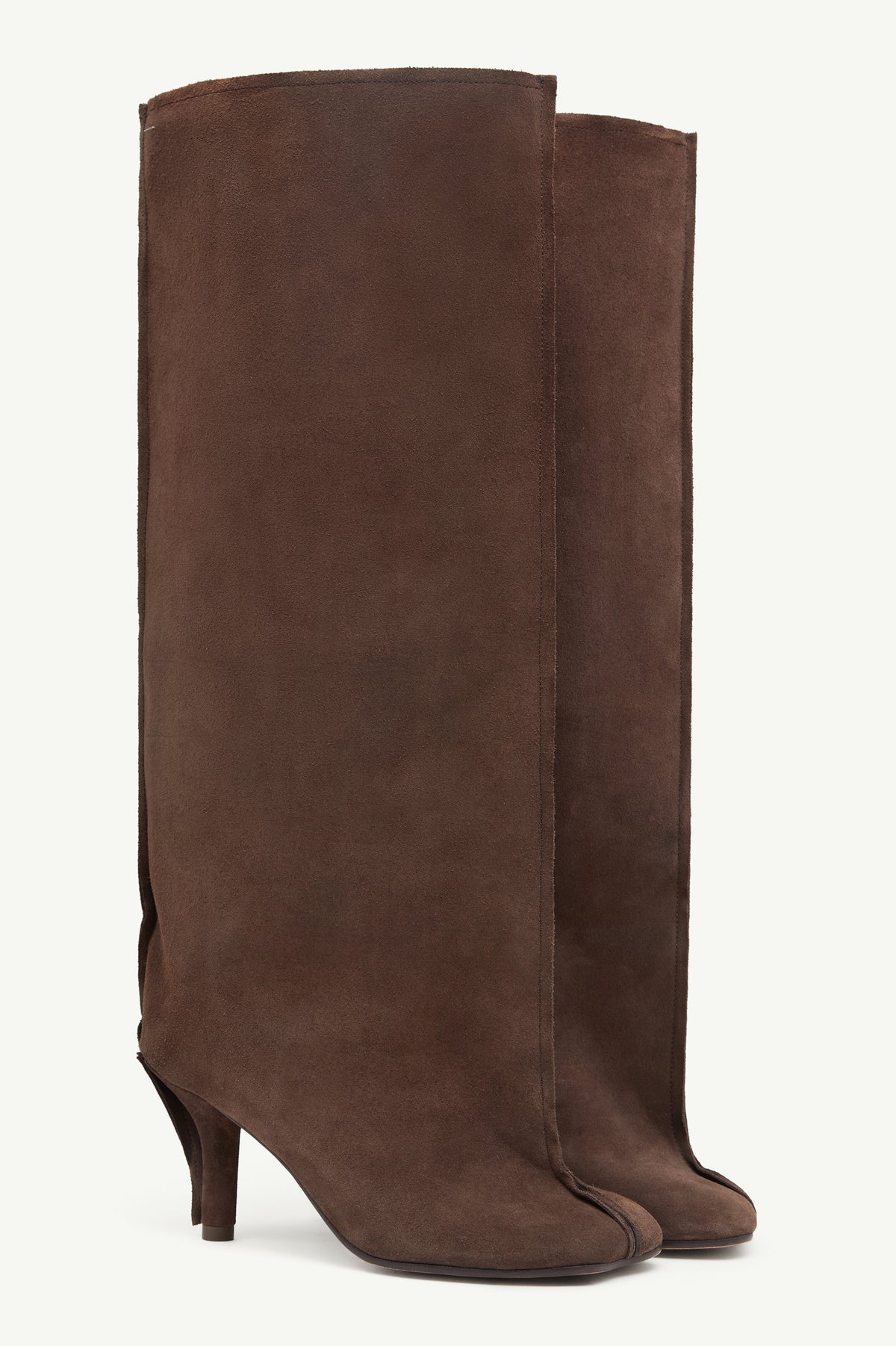MM6 Margiela stivale scamosciato cacao